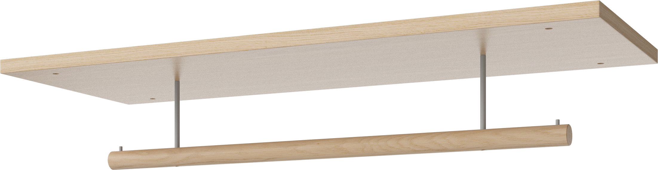 Kledinghanger ROD gebleekt eikenfineer