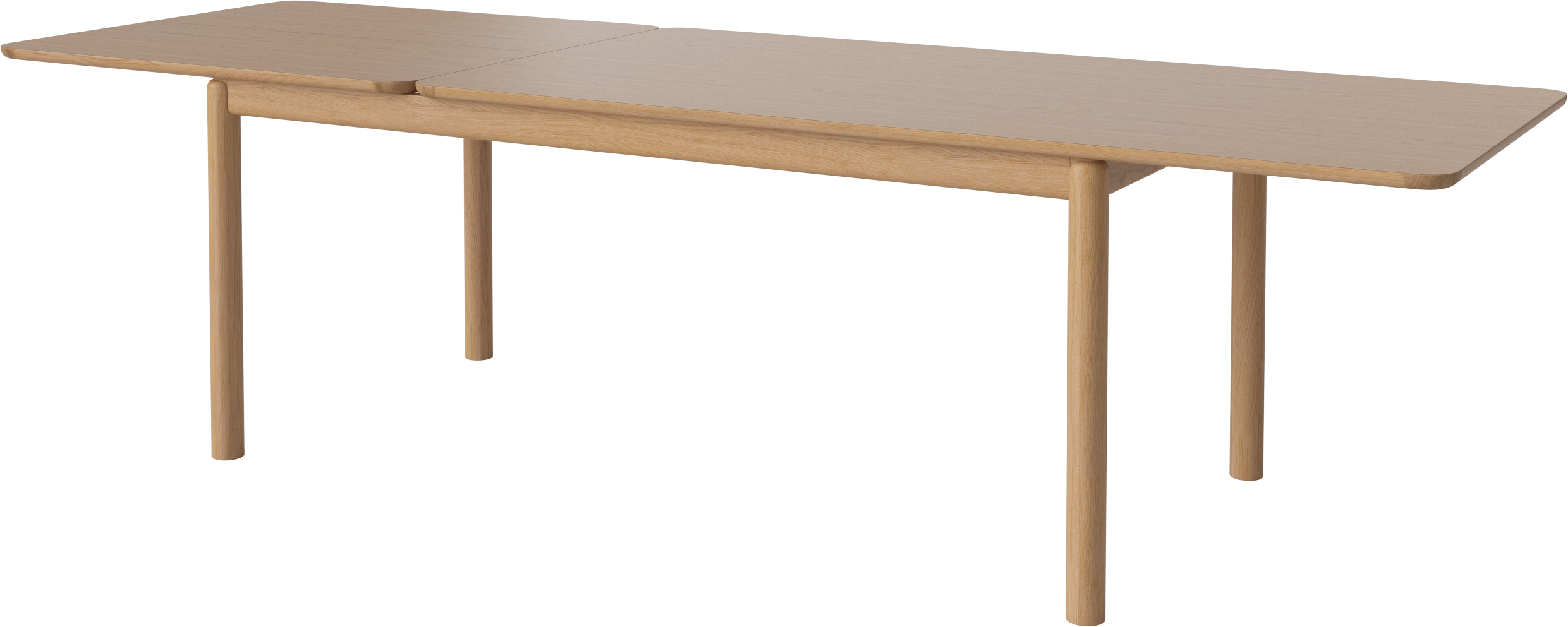 Ronya Falttisch, Eichenfurnier mit einer Eichenbasis