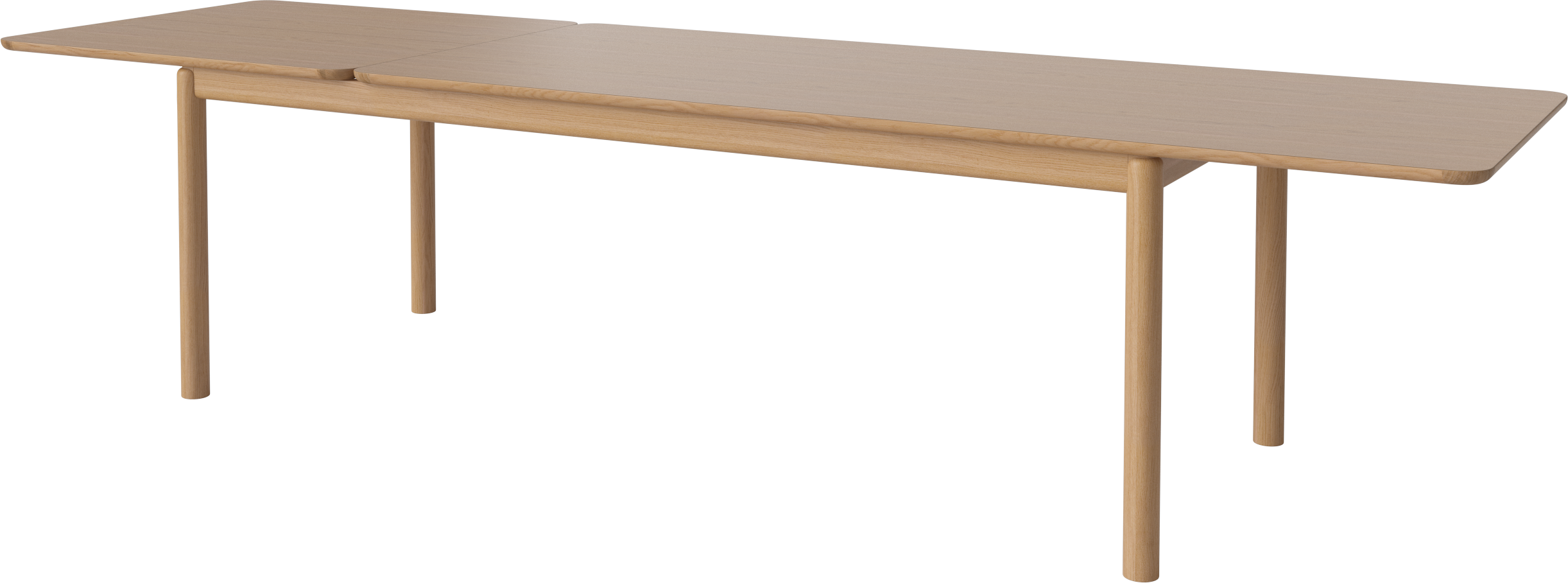 Ronya Falttisch, Eichenfurnier mit einer Eichenbasis