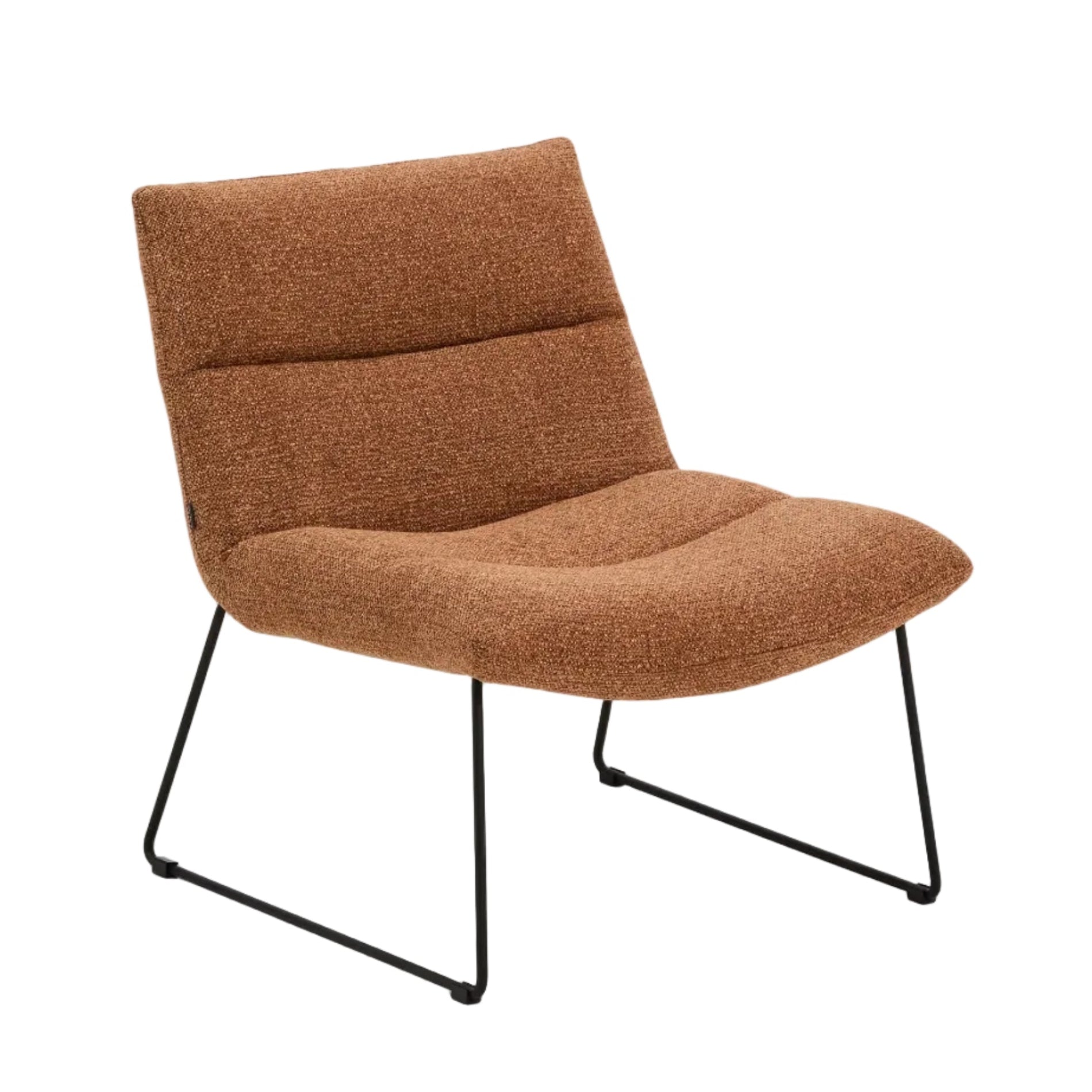 Fauteuil ASEN baksteen chenille