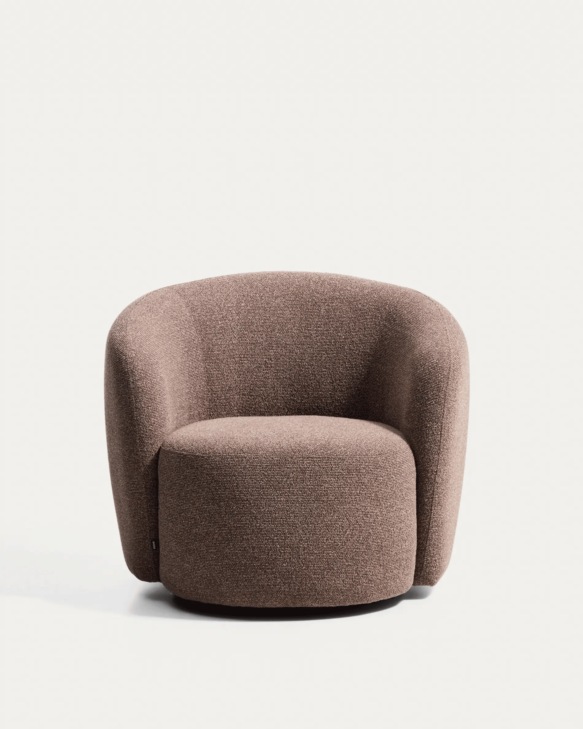 Draaistoel ODENIA in bruine boucle