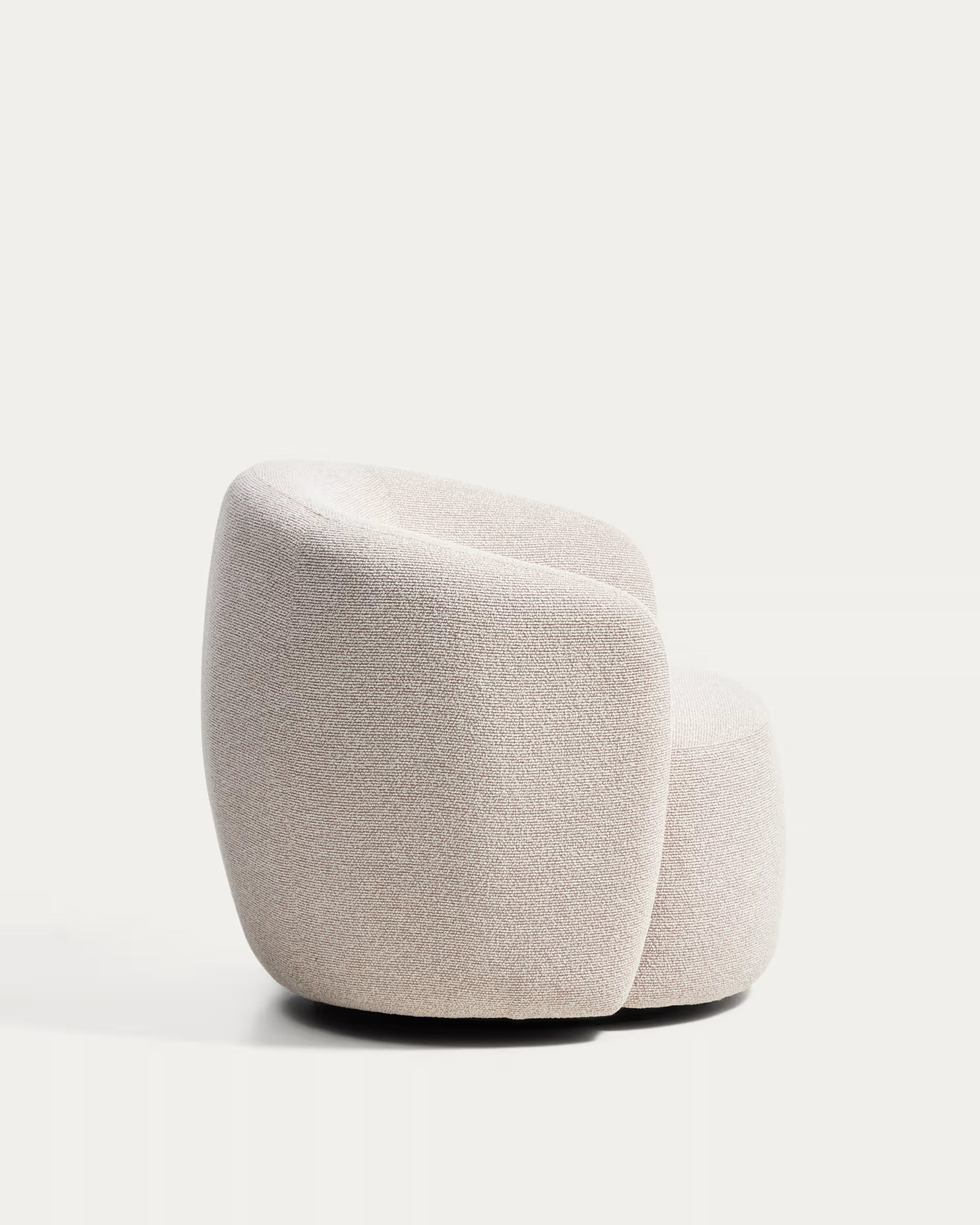 Draaistoel ODENIA beige boucle