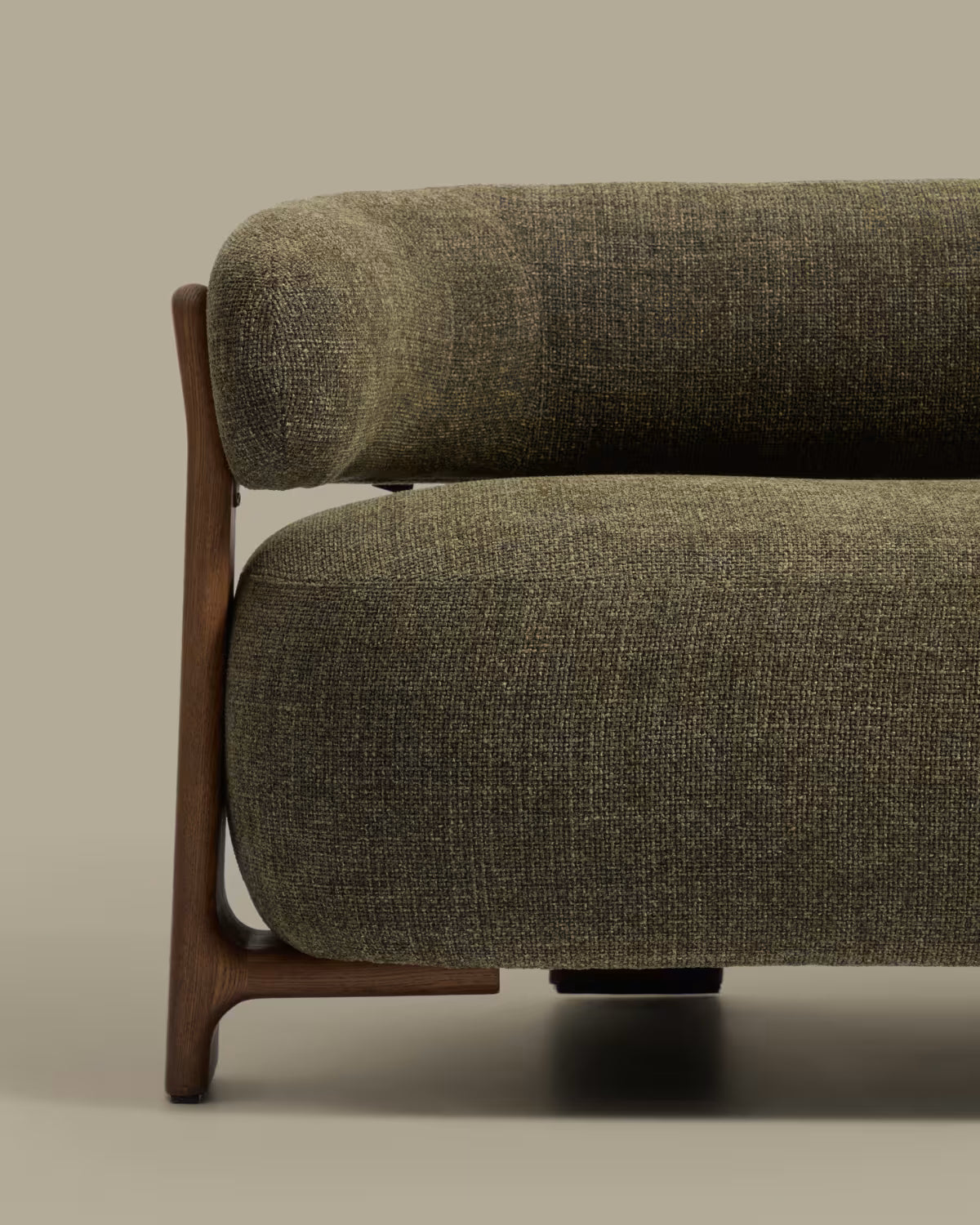 Sofa 2-zits GRANITE groen chenille
