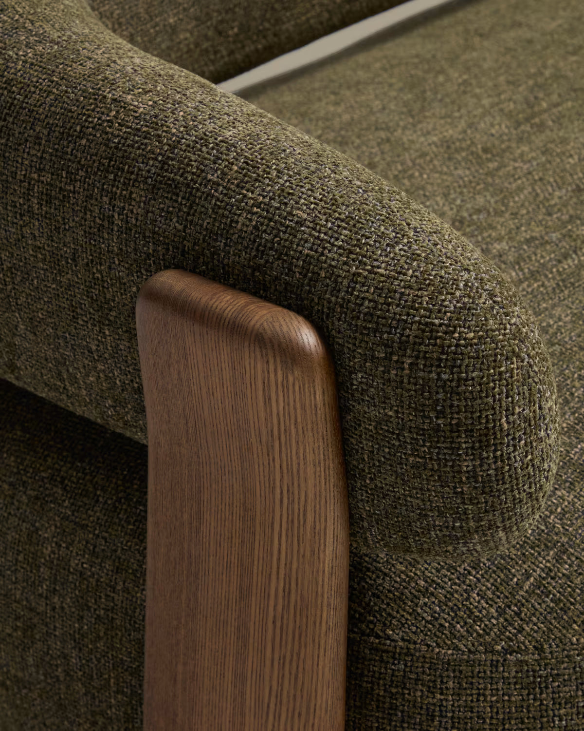 Sofa 2-zits GRANITE groen chenille