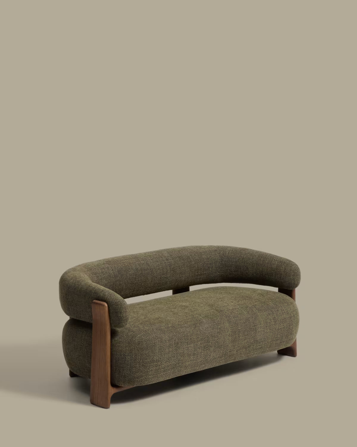 Sofa 2-zits GRANITE groen chenille