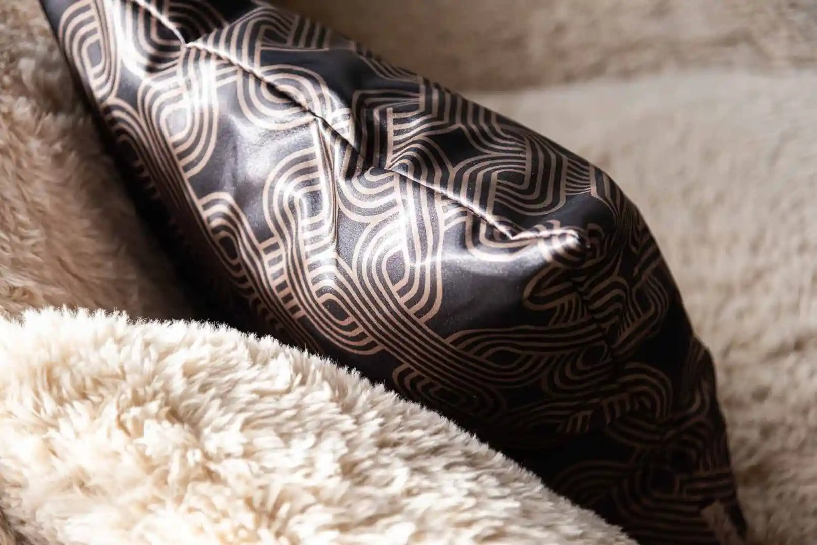 Kussen MEAGAN donkerbruin