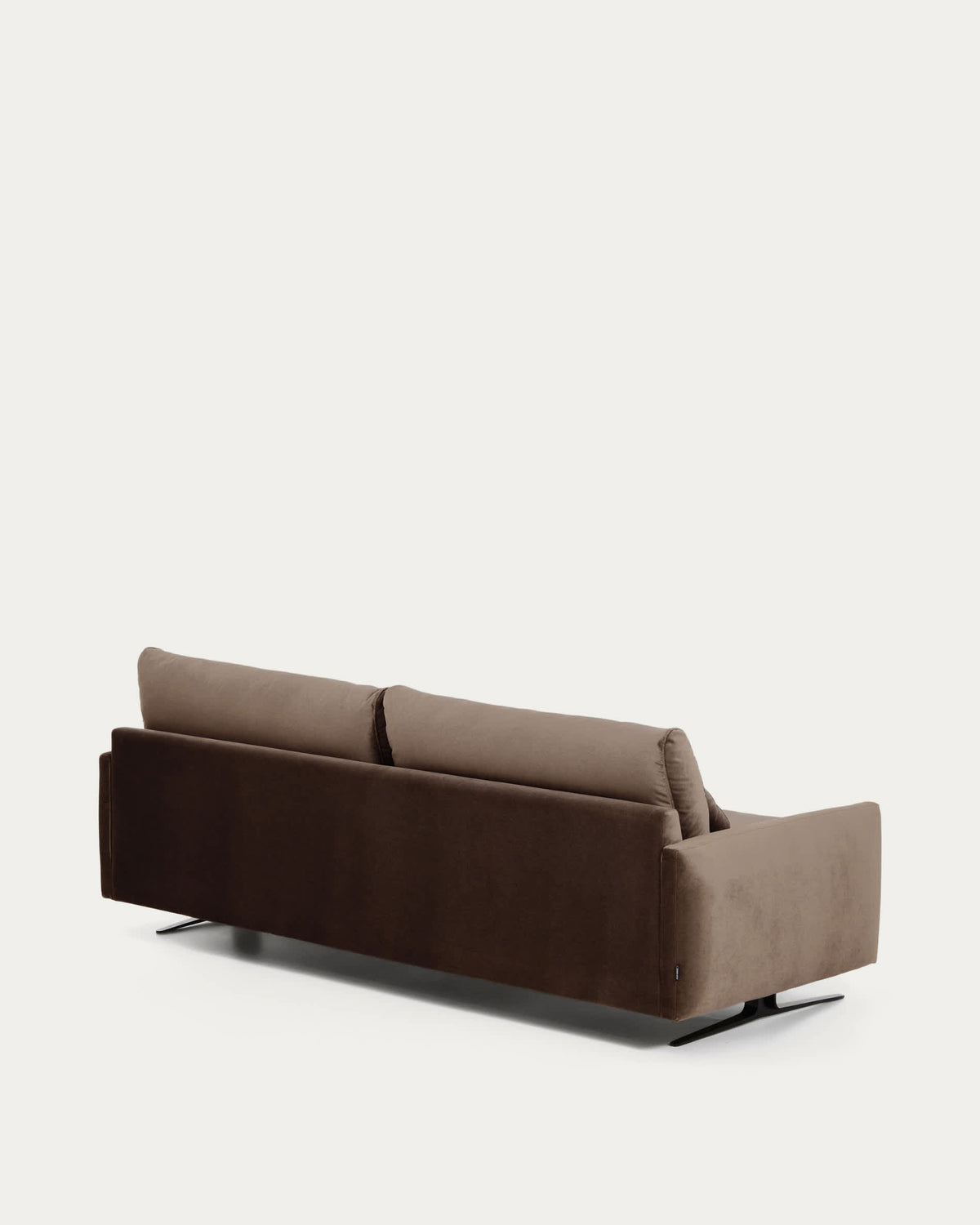 Sofa 4-osobowa VELIRO czekoladowy aksamit – ujęcie 8