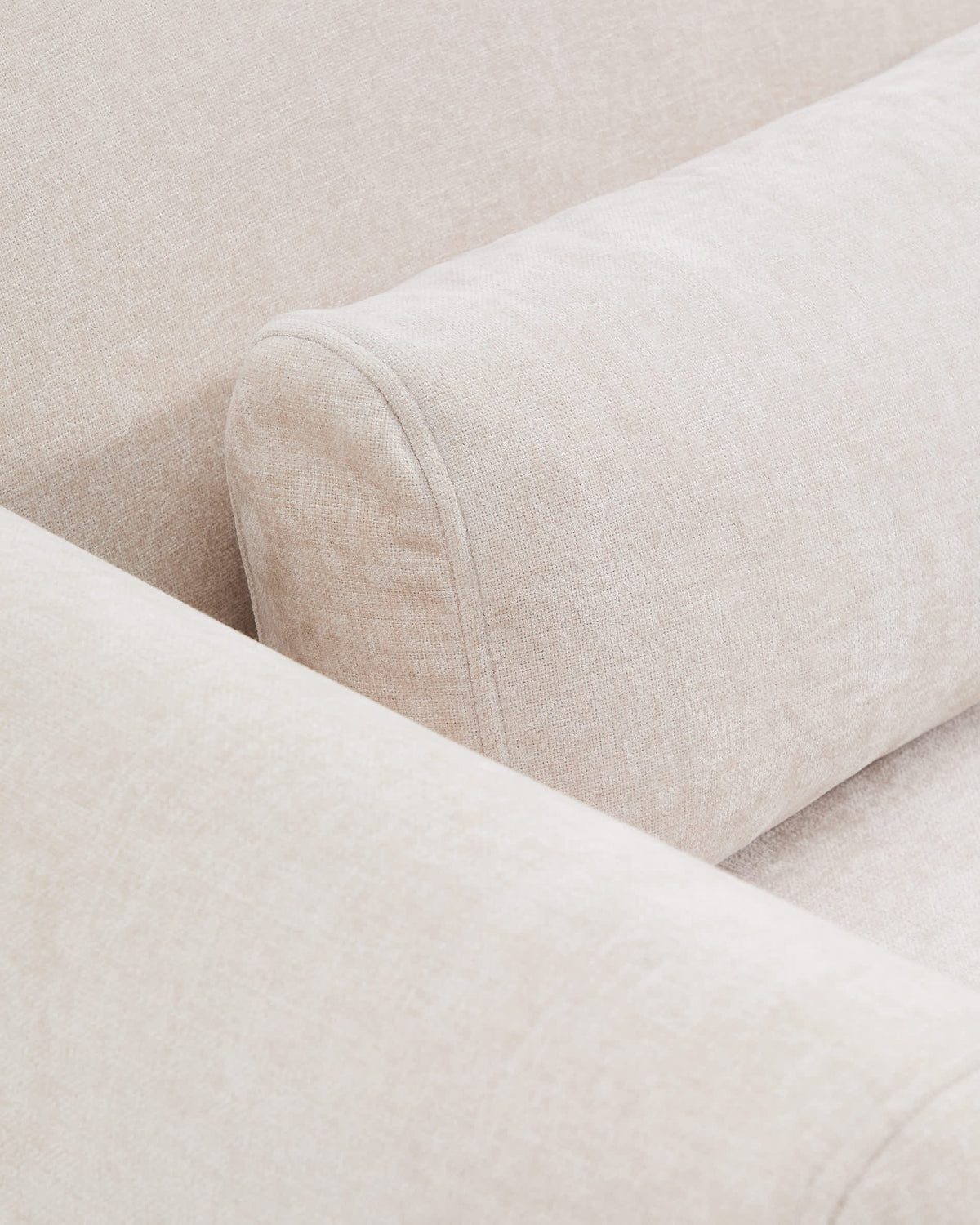 Sofa 2-osobowa z przesuwanymi siedziskami LARES beżowy szenil – ujęcie 5
