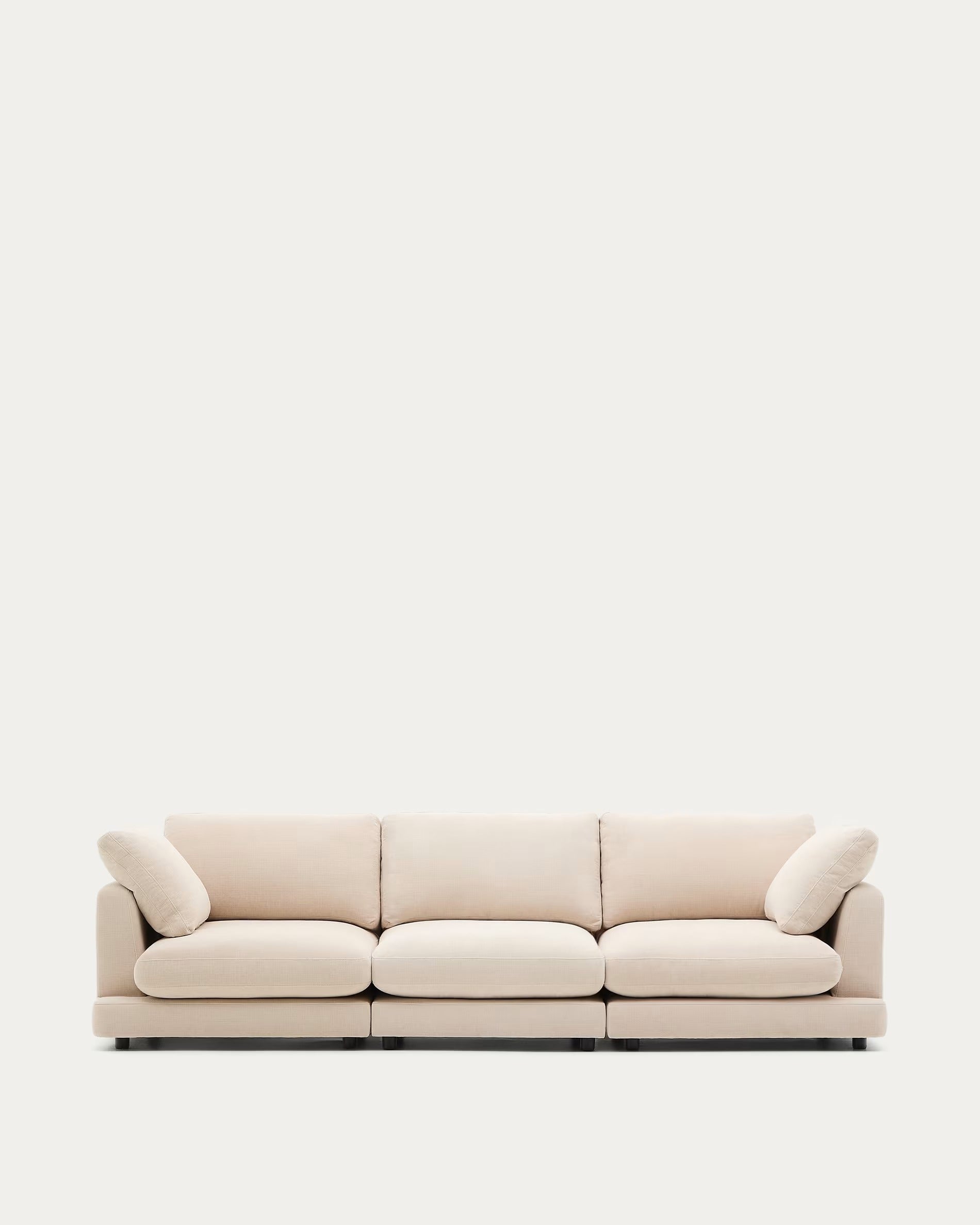 Sofa 4-persoons GALA beige chenille