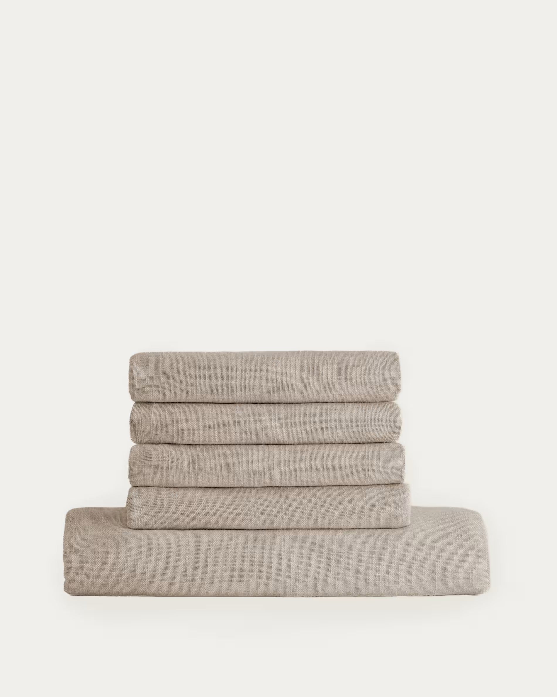 ANARELA Beige 2-Seater Sofa Cover