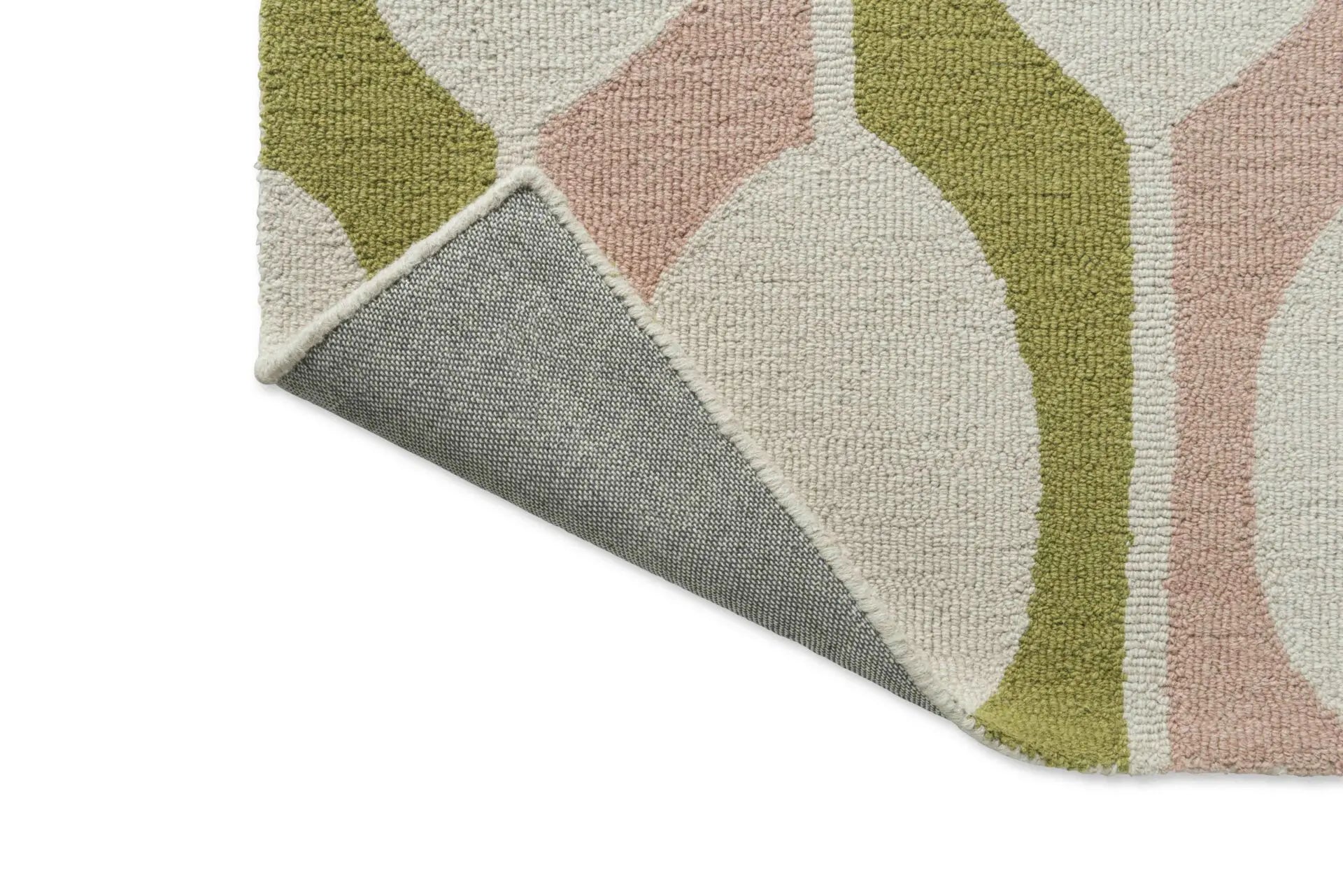 Vloerkleed BILLOW LICHEN beige met roze en groen
