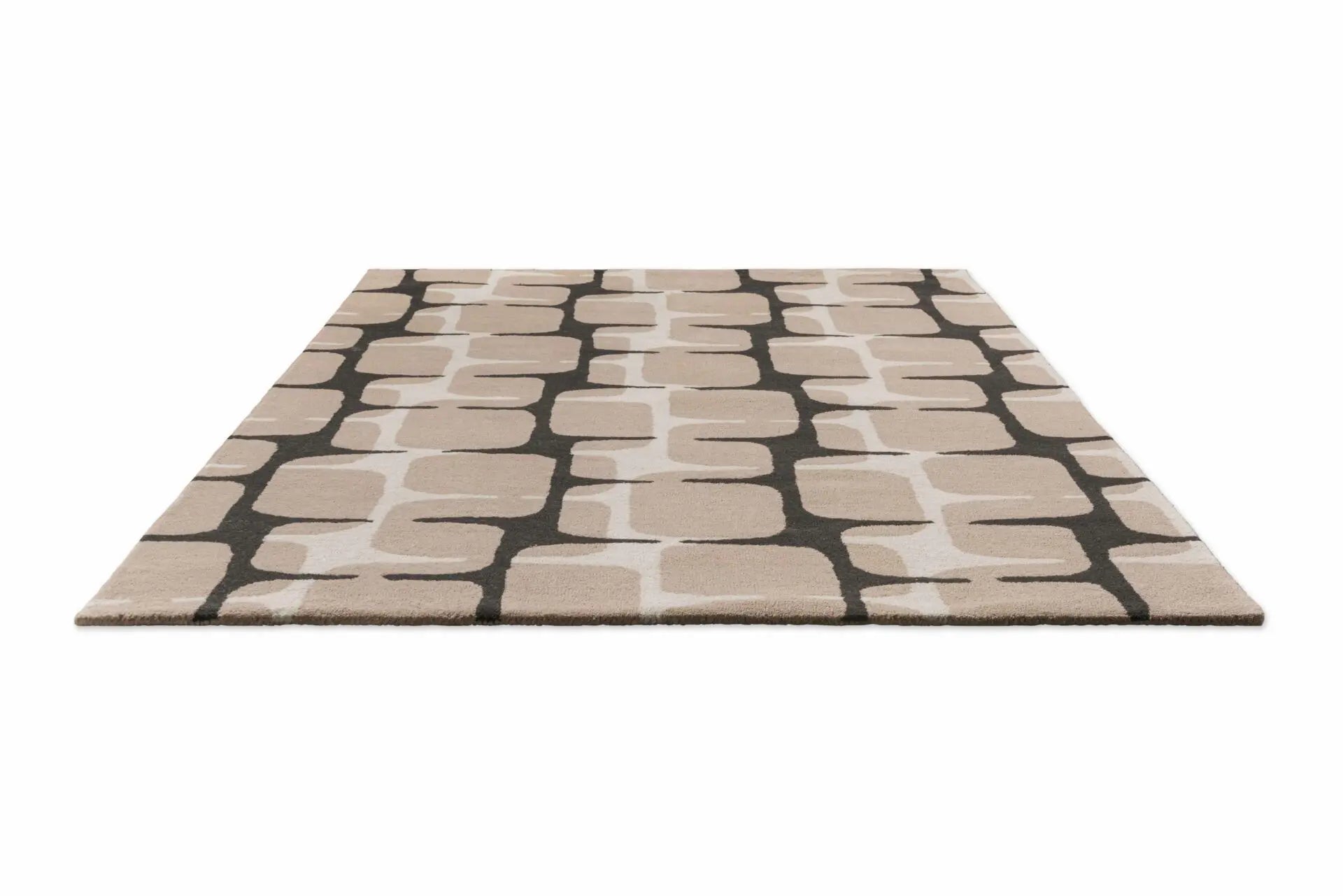 Vloerkleed GOING LOHKO SKY beige met zwart en bruin