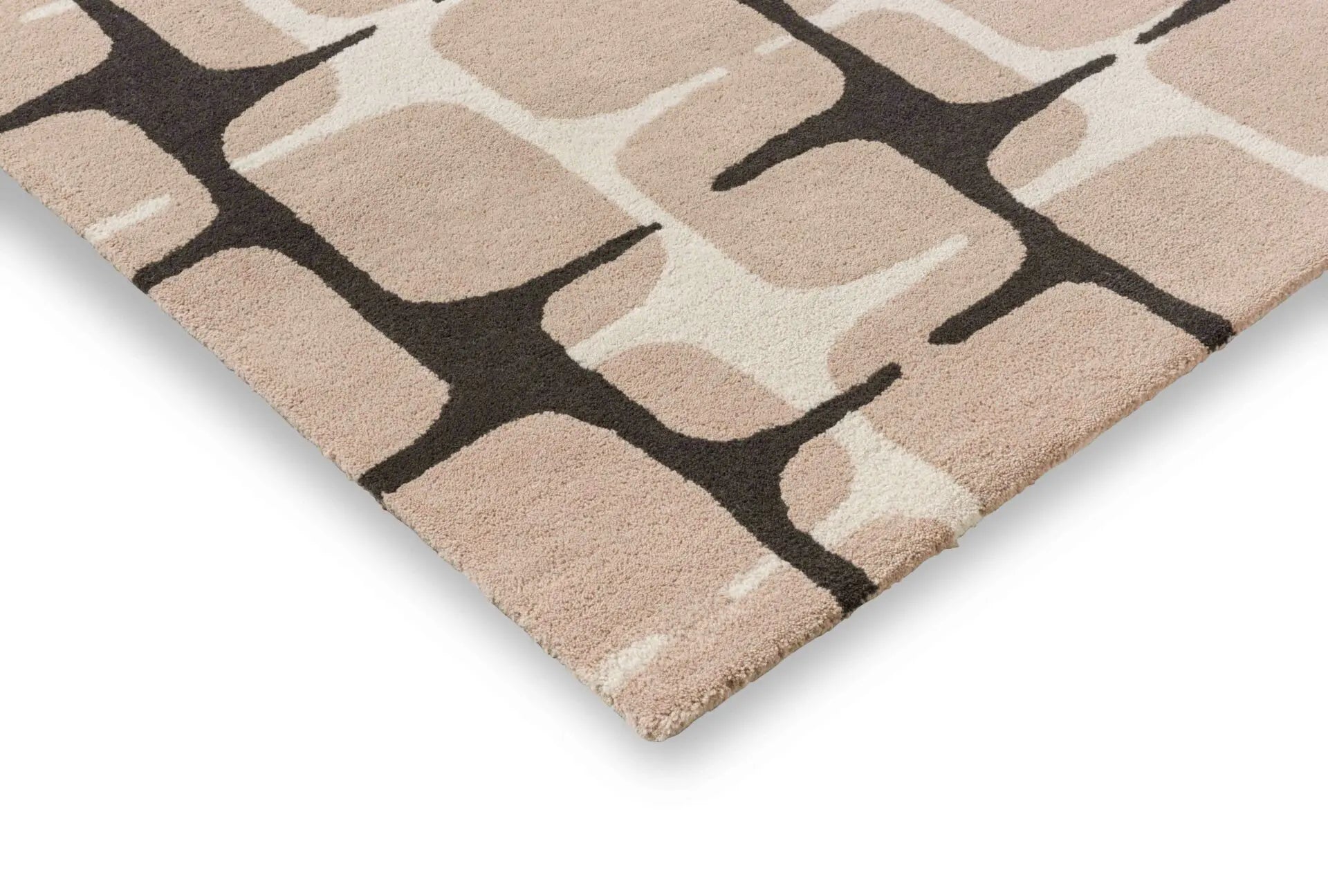 Vloerkleed GOING LOHKO SKY beige met zwart en bruin