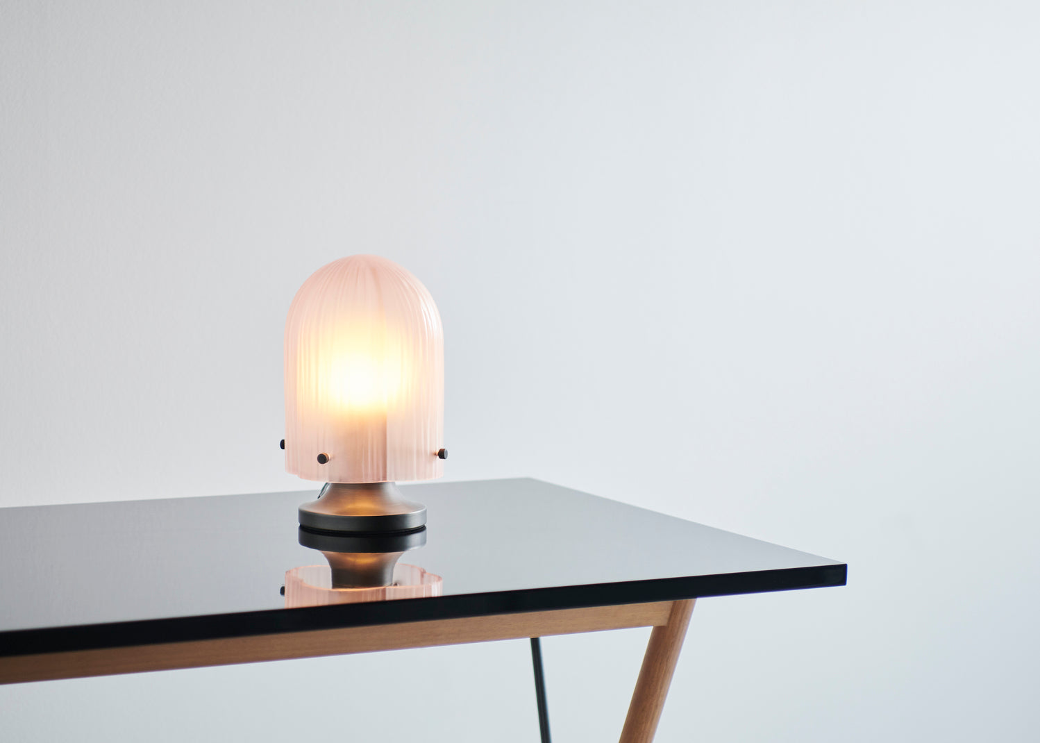 SEINE table lamp smoked glass