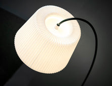 Table lamp MODEL 320 white with black base
