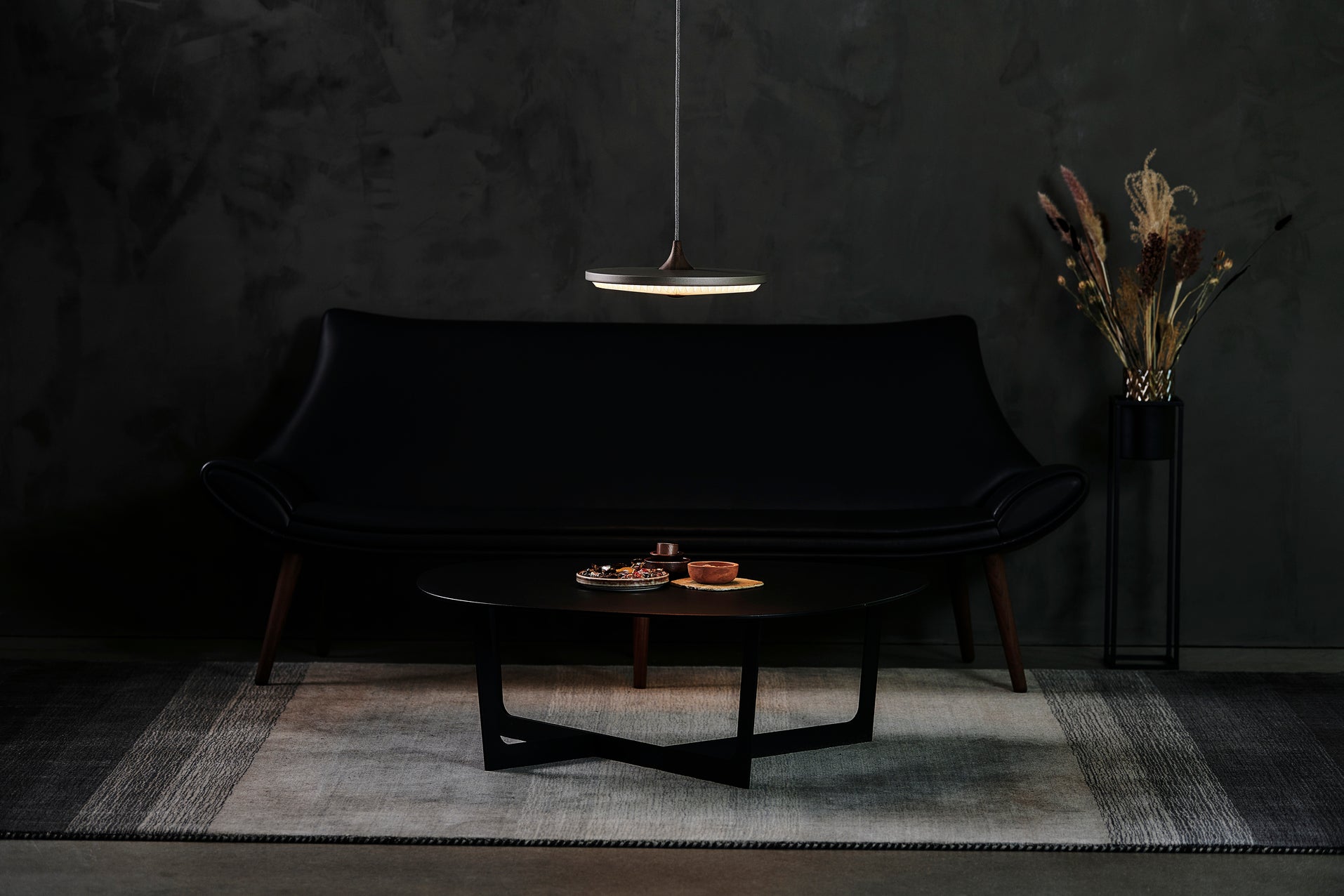 Hanging Lamp MODEL 198 SOLEIL Smoked Oak