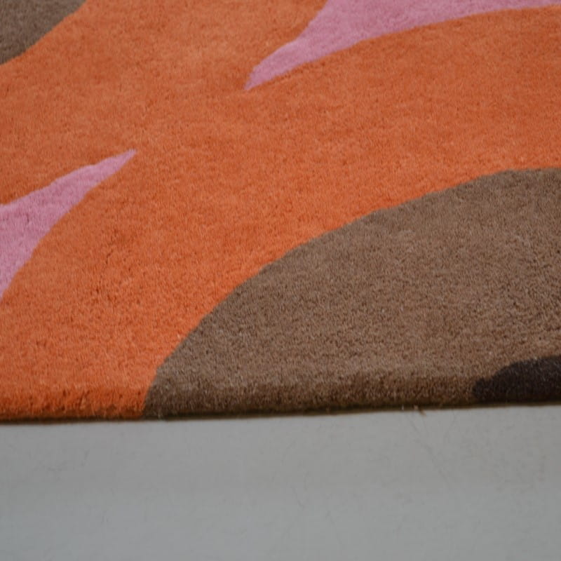 Runder Teppich SUNFLOWER rosa