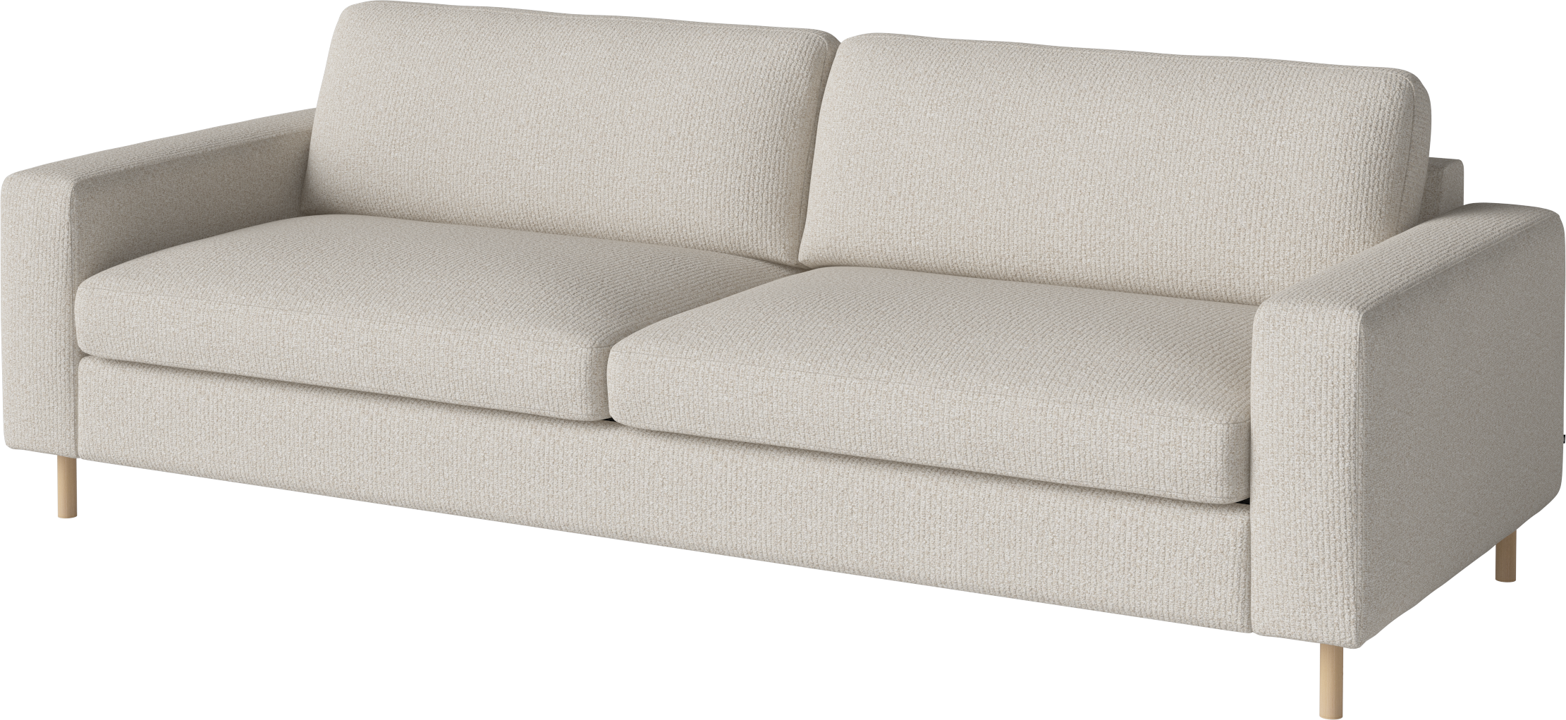 3-Personen-Sofa-Skandinavien-Basis aus gebleichtem Eichenholz