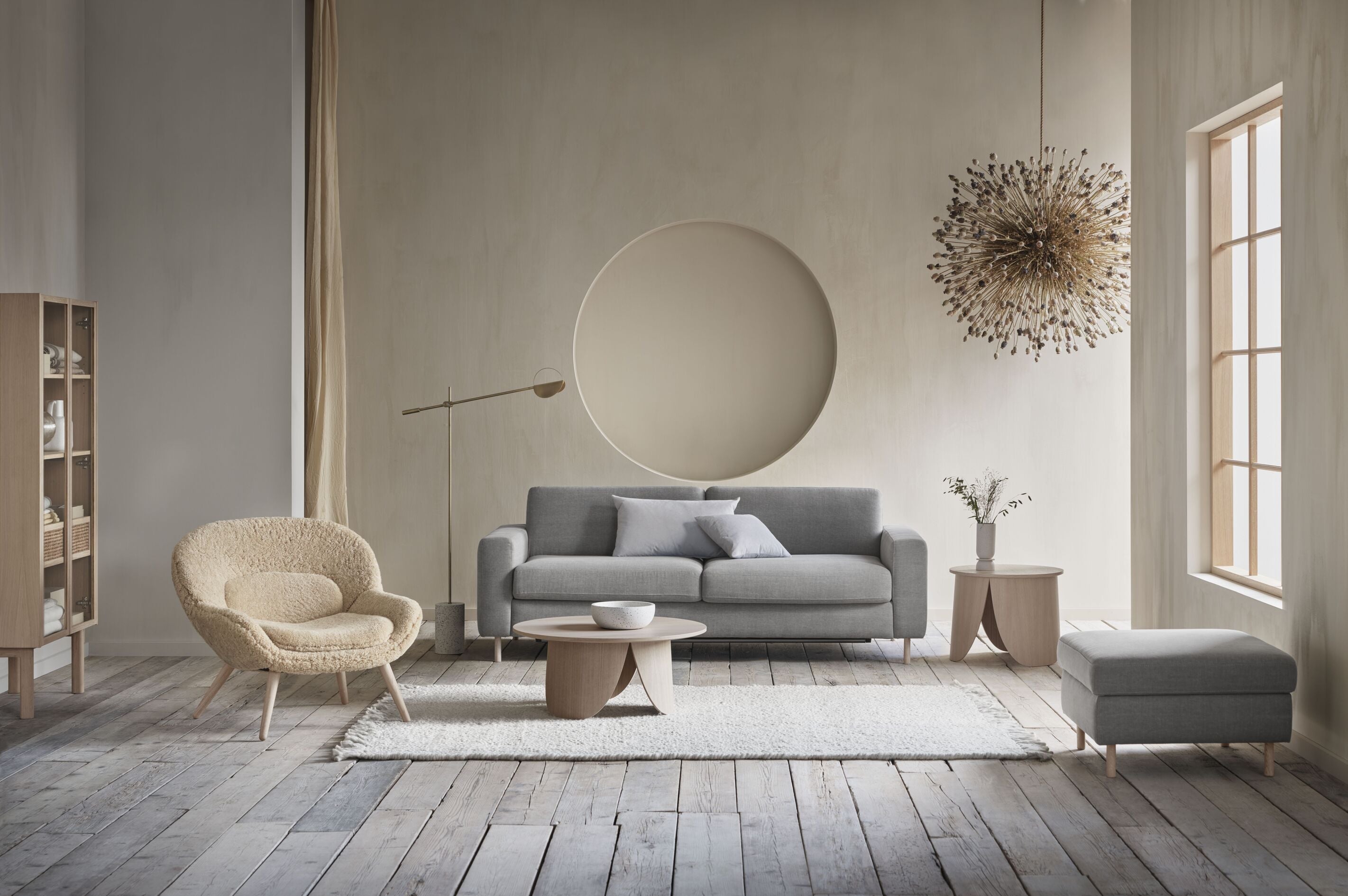 Couchtisch PEYOTE weißer Eichenfurnier - Ausstellungsstück