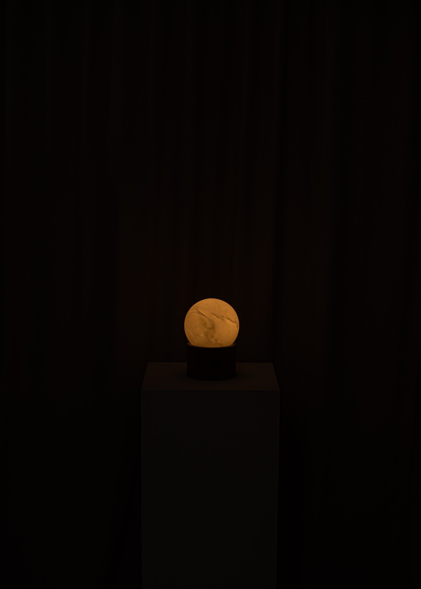 Draagbare lamp AUGURISTO witte alabaster
