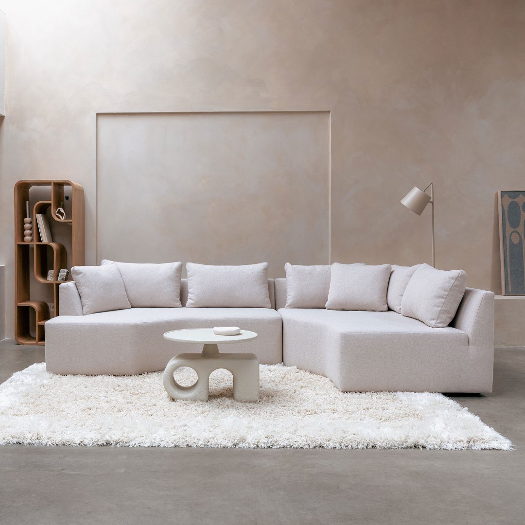 PROSPER modular sofa - right-side end element sand