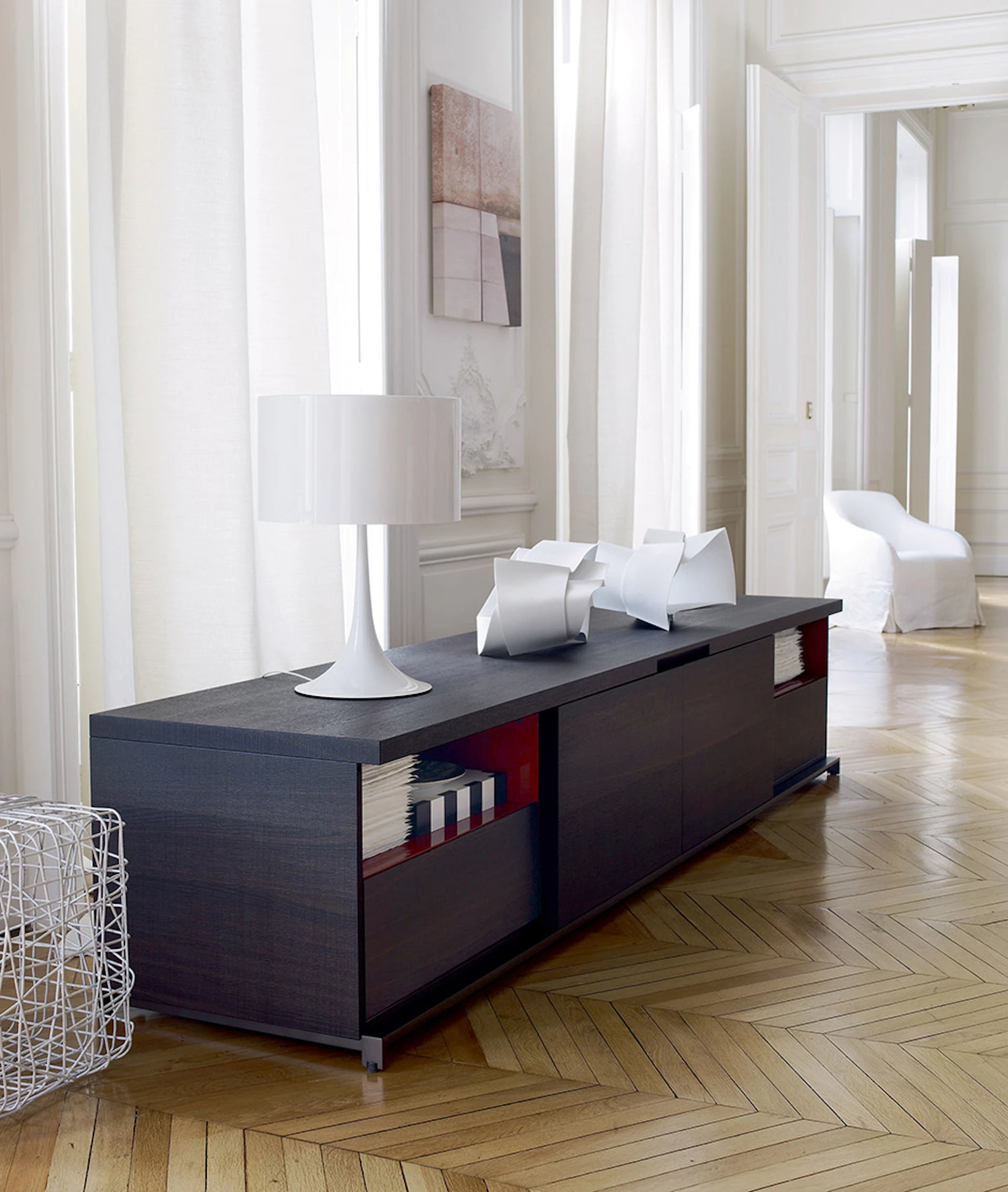 Tafellamp SPUN LIGHT wit