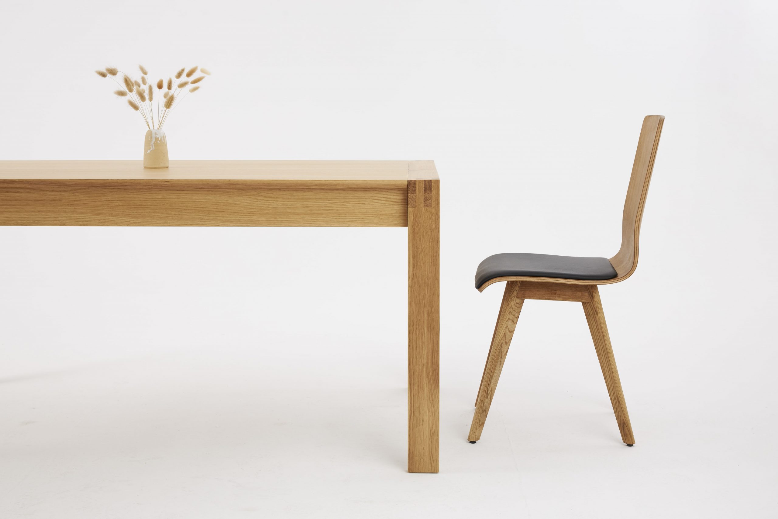 Lennox folding table oak wood