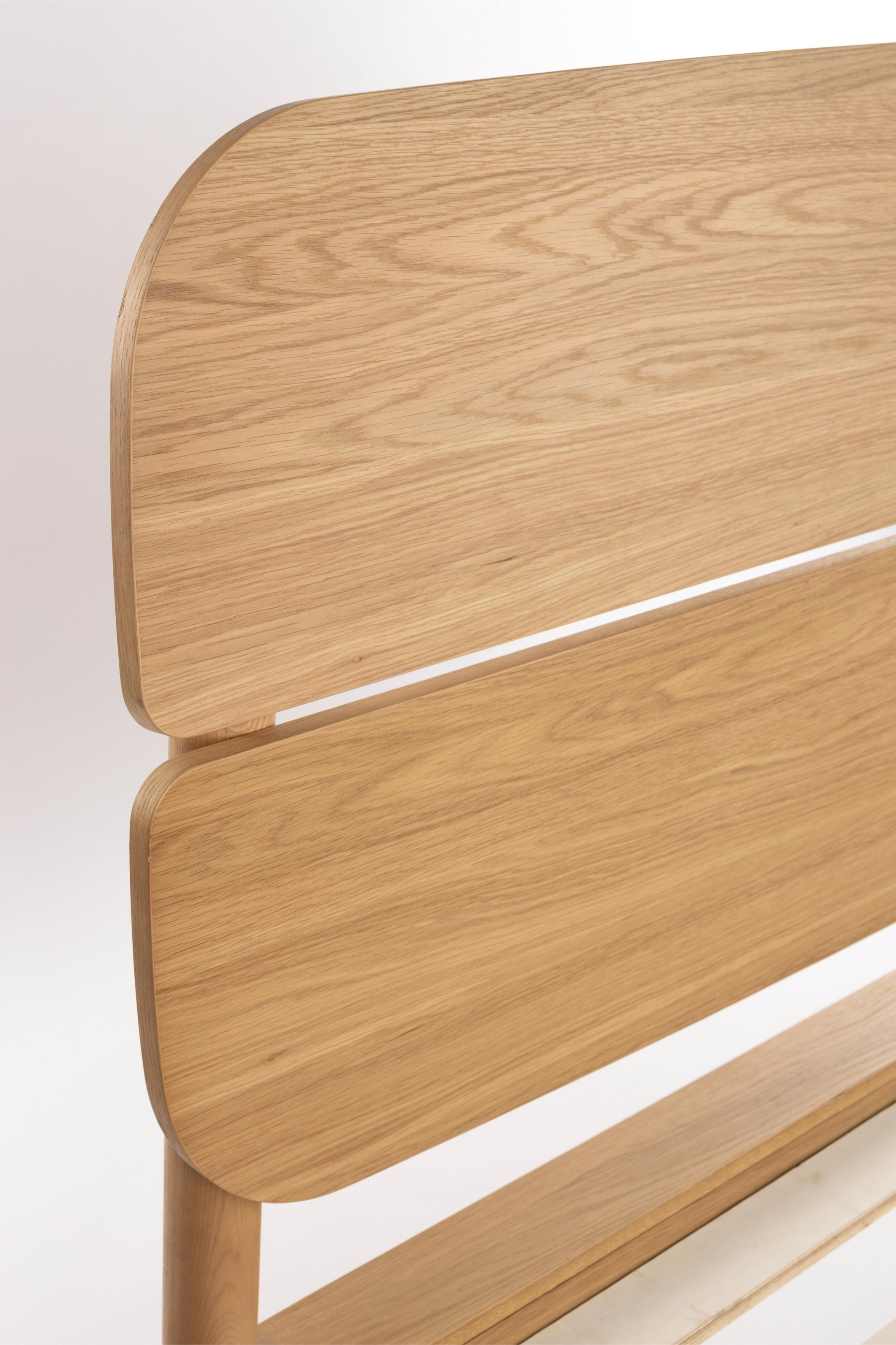 Bed STORM eikenhout