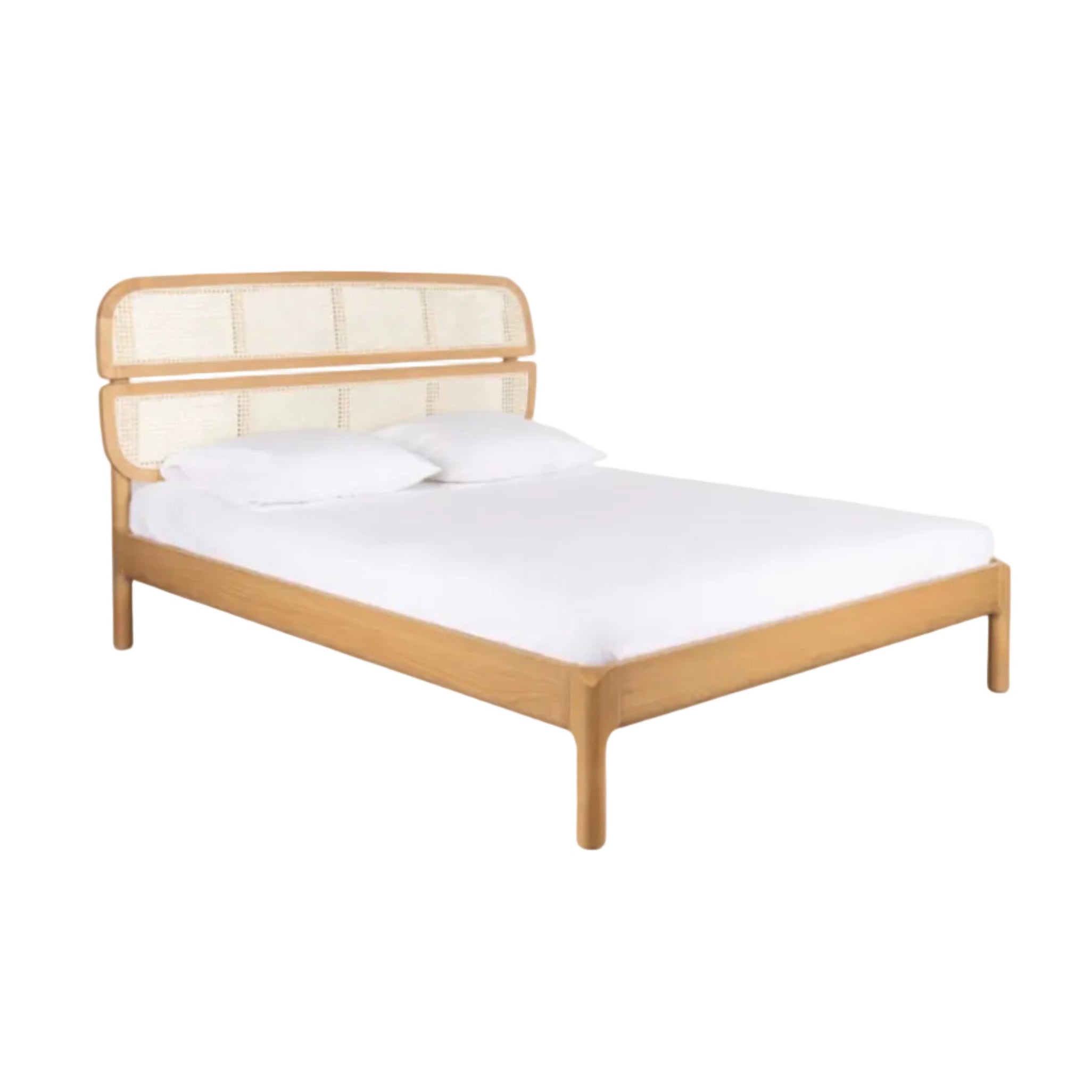 Bed STORM WEBBING van essenhout