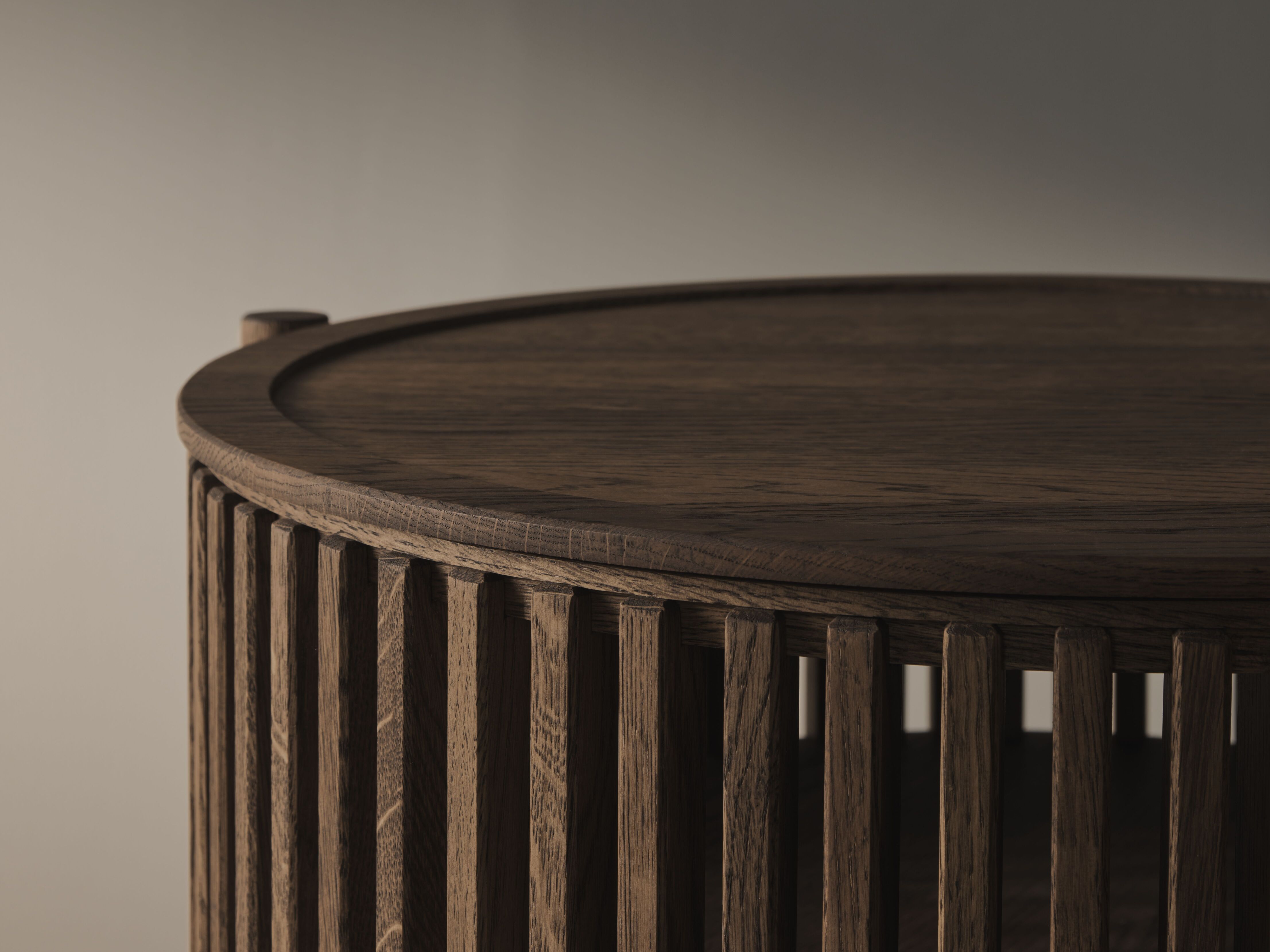 Koffietafel STORY donker eikenhout