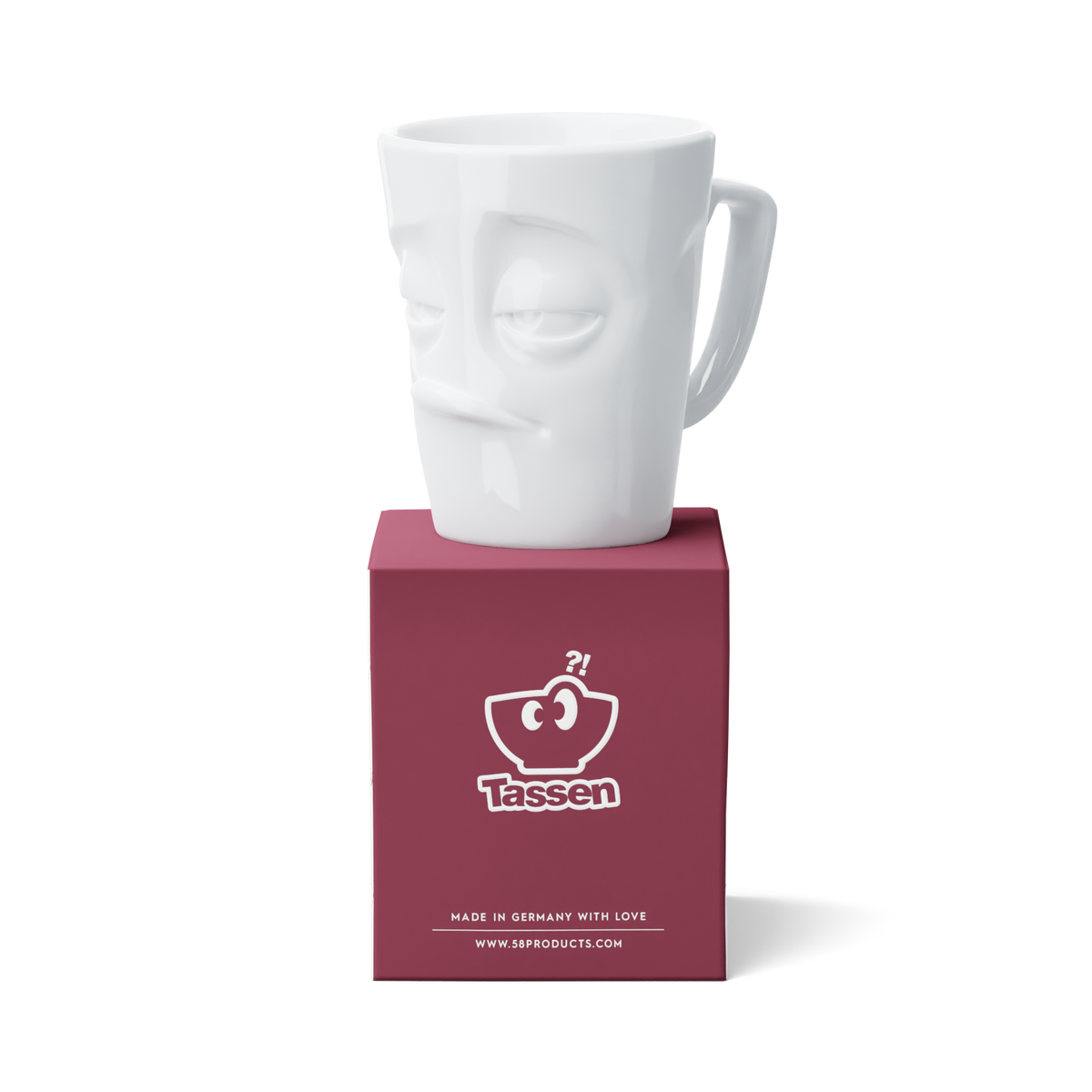 MAXIMUG UNIMPRESSED mok beker wit
