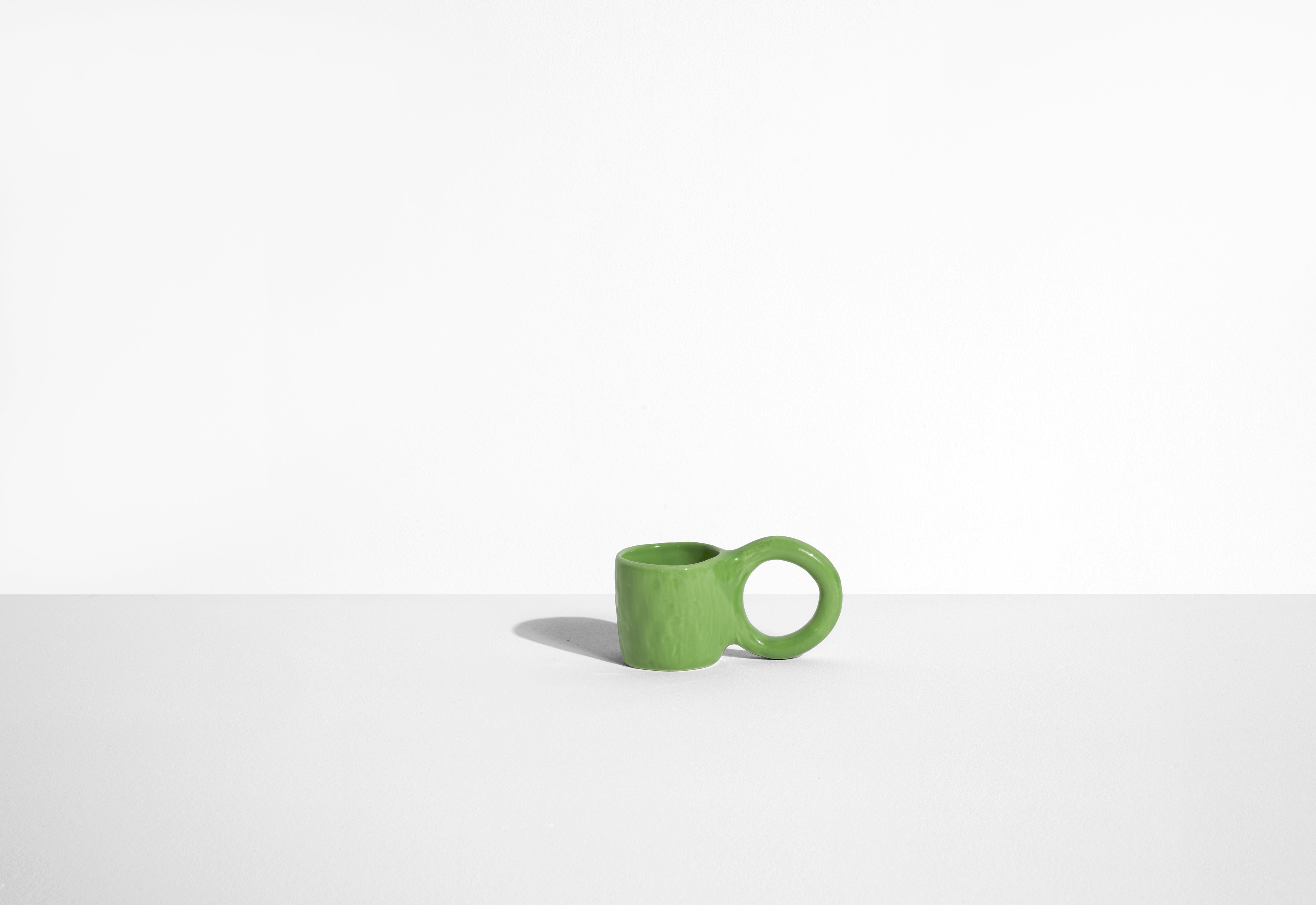 Set van groene espresso kopjes DONUT