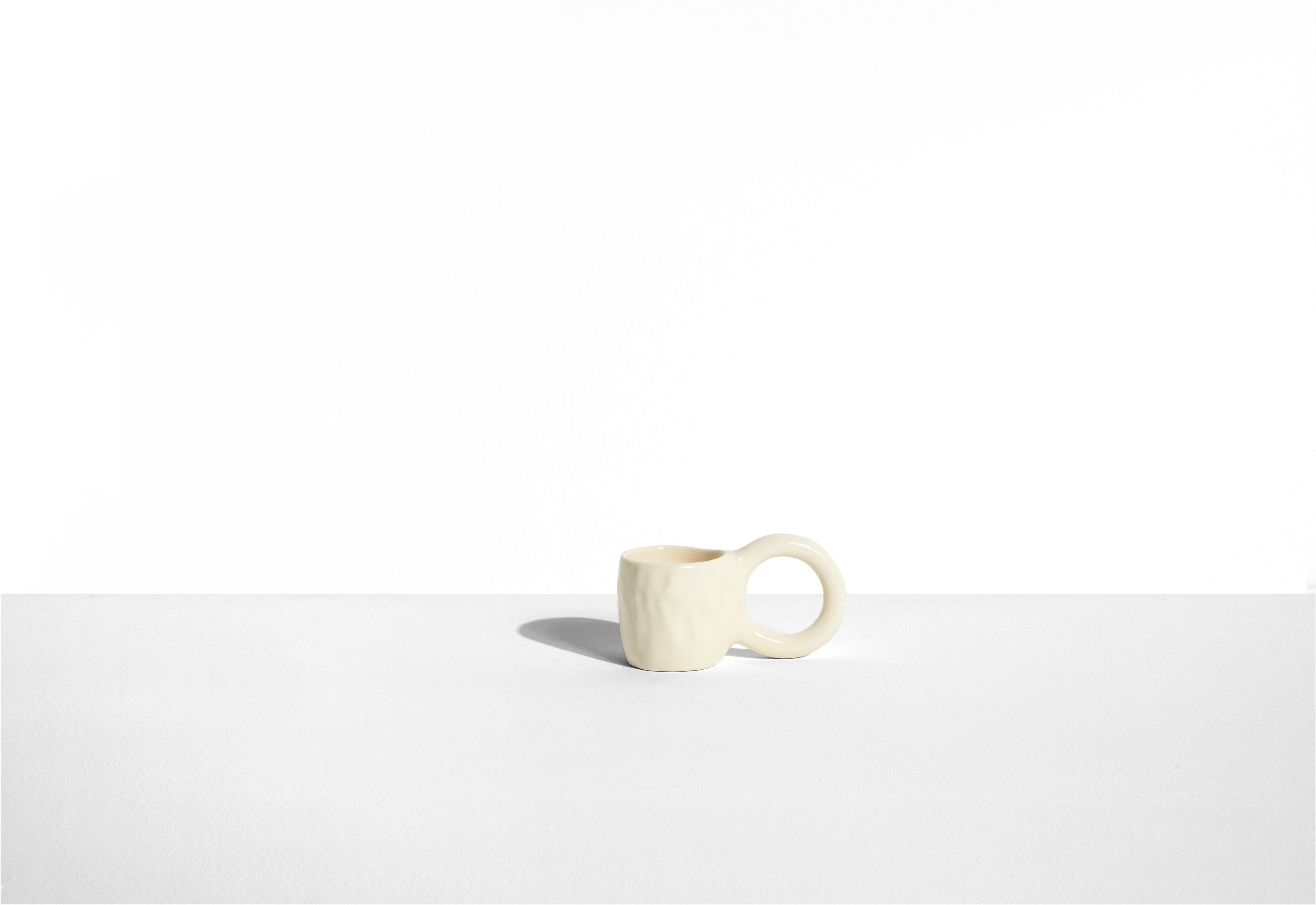 Set van vanille DONUT espresso kopjes