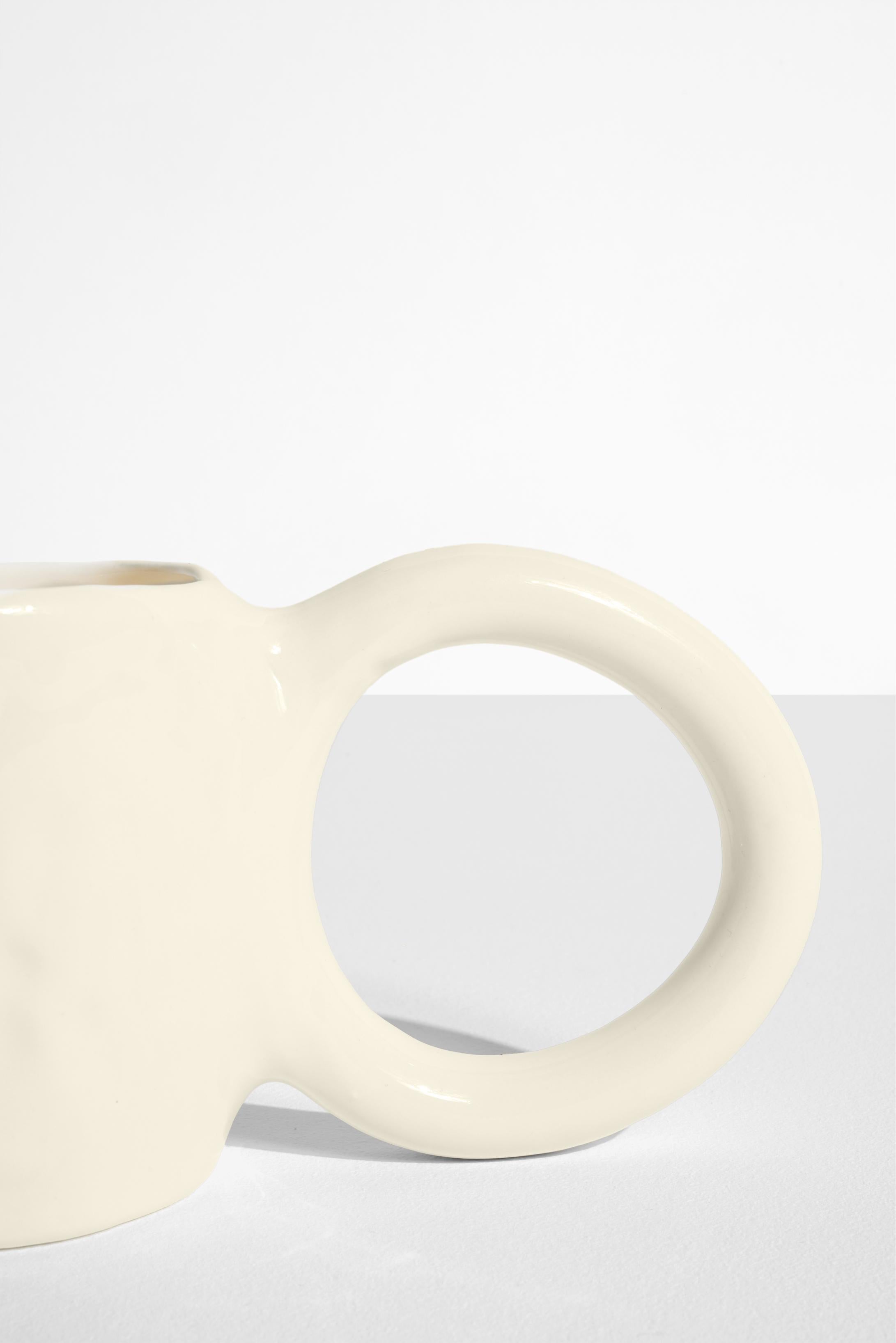 Set van vanille DONUT espresso kopjes