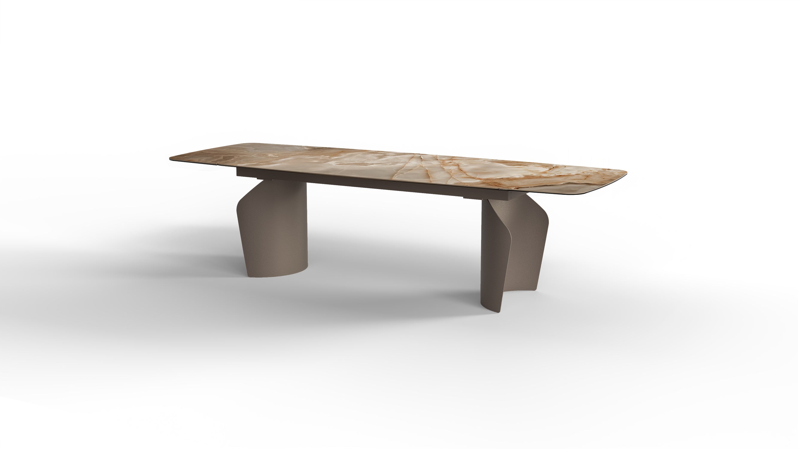 Uitschuifbare tafel LO van kwartssteen