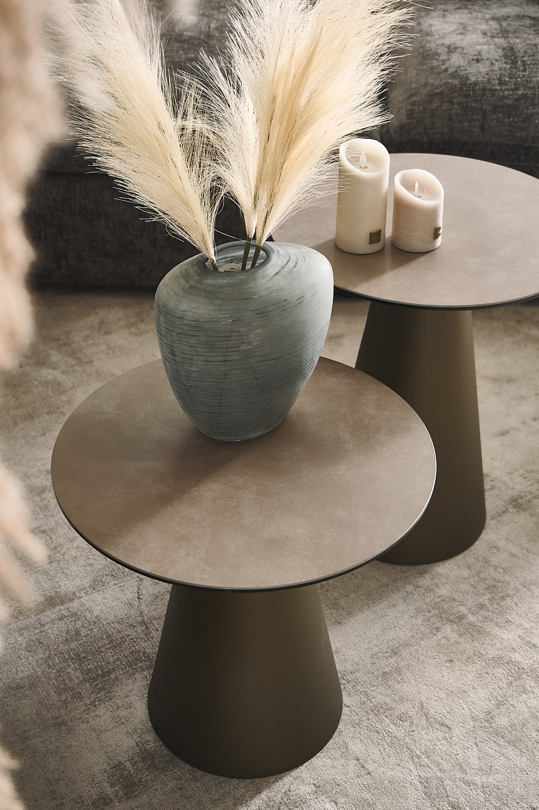 Bruine FUNGHI salontafel van kwartssteen