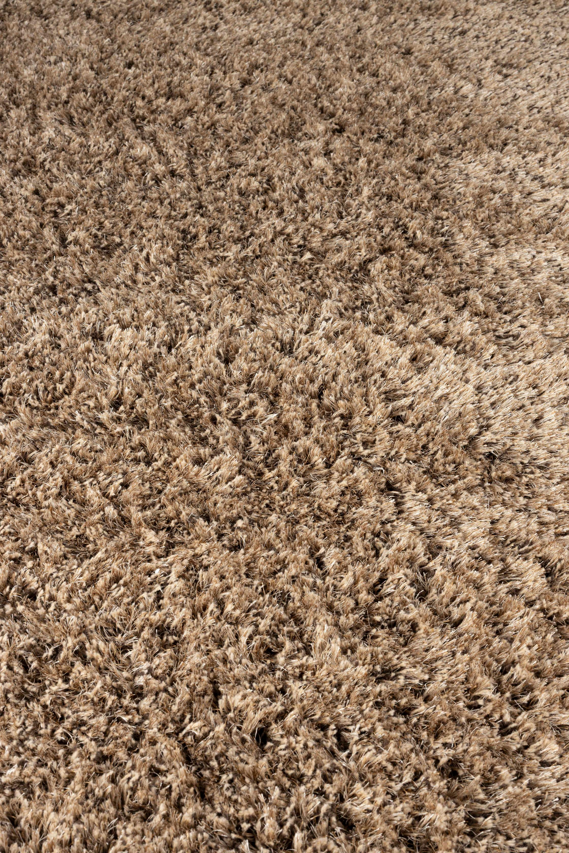 TASTY bruin vloerkleed met lange haren