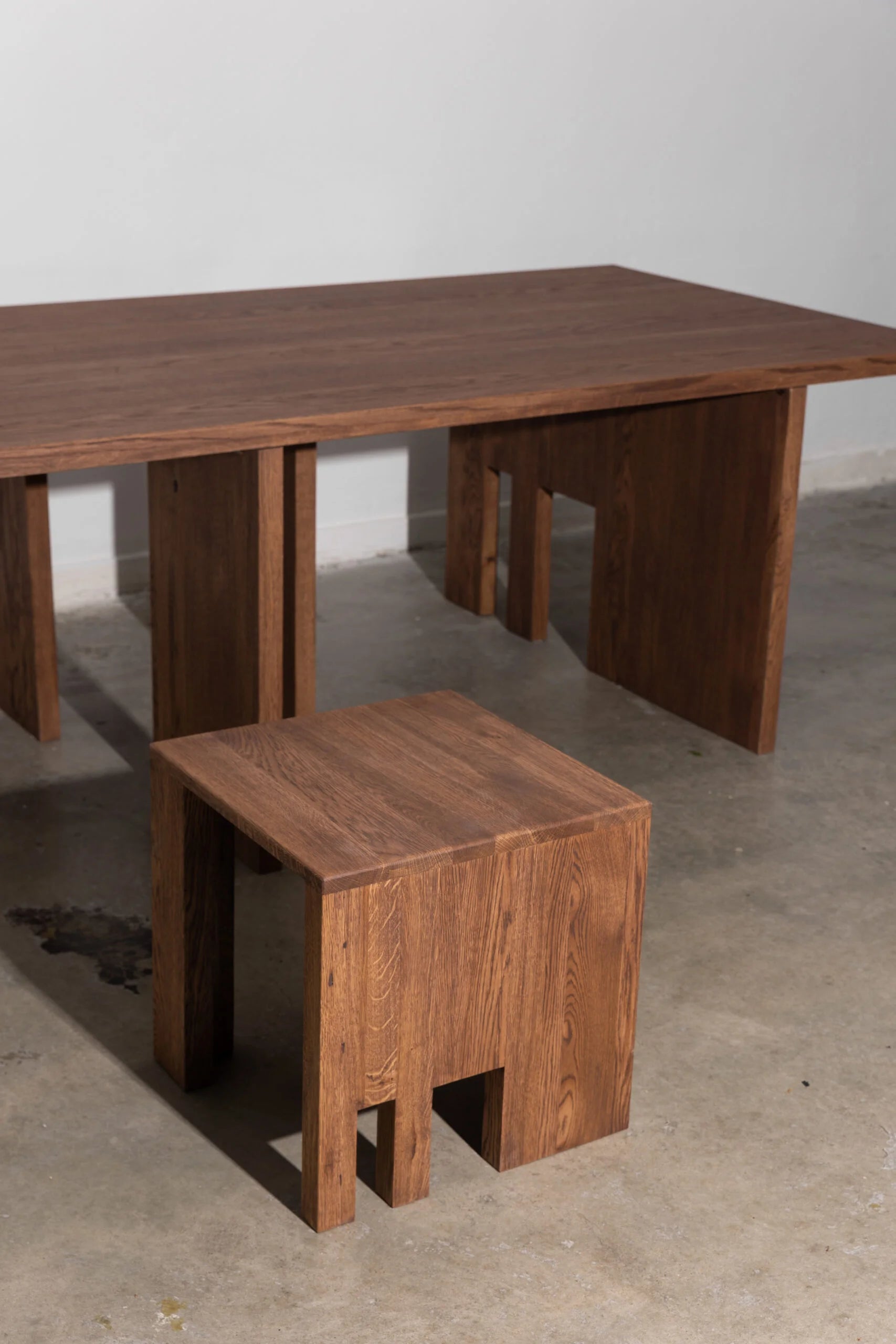 Houten salontafel DENTE