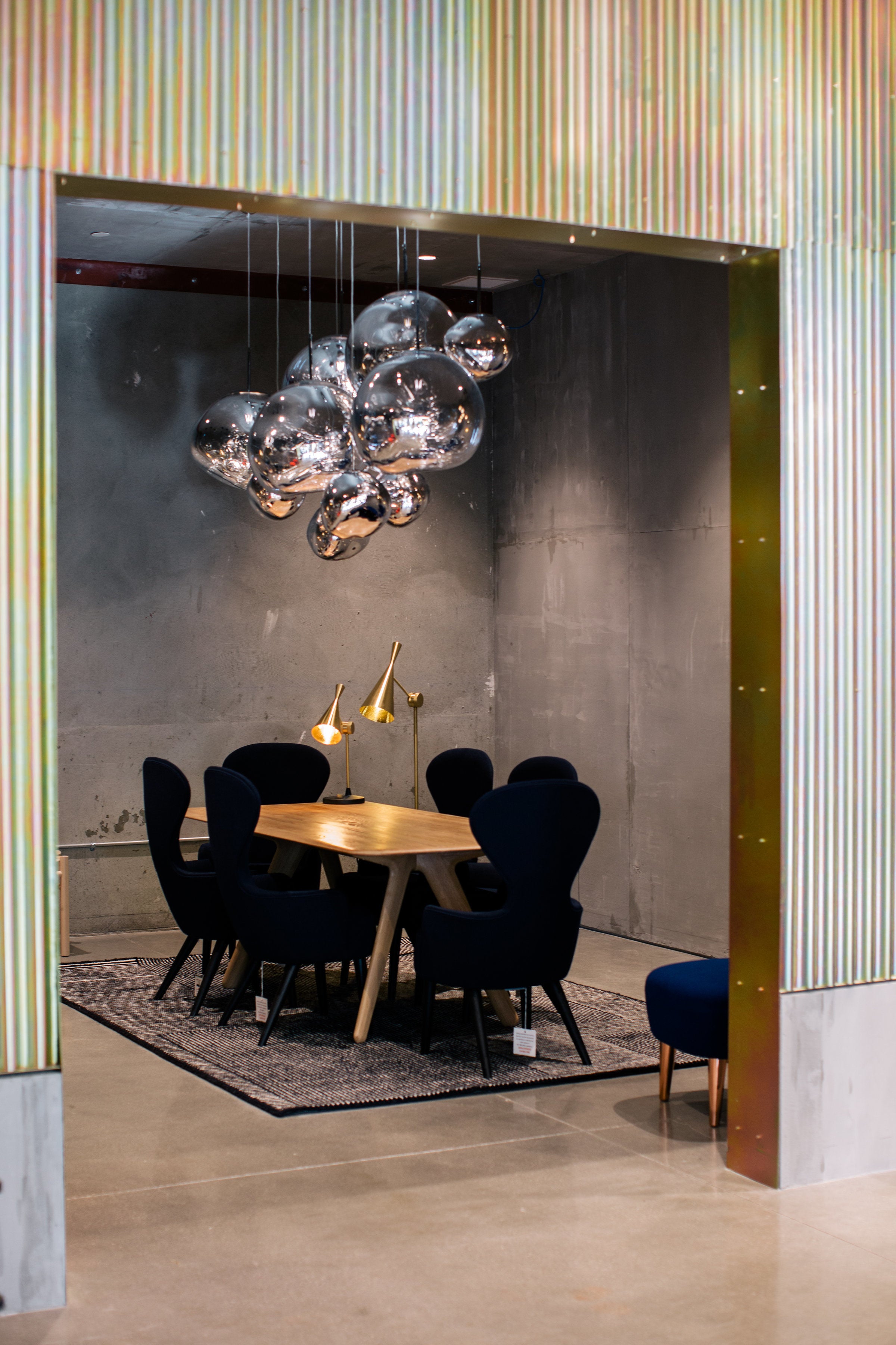 MELT MEGA plafondlamp zilver