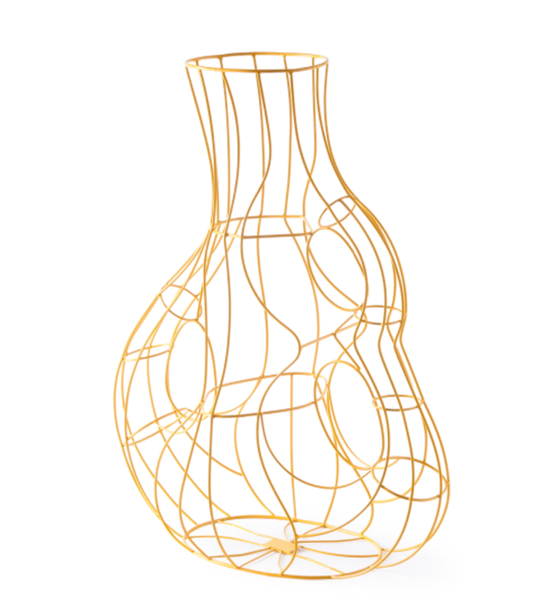 DREI OHREN RAHMEN Vase gelb