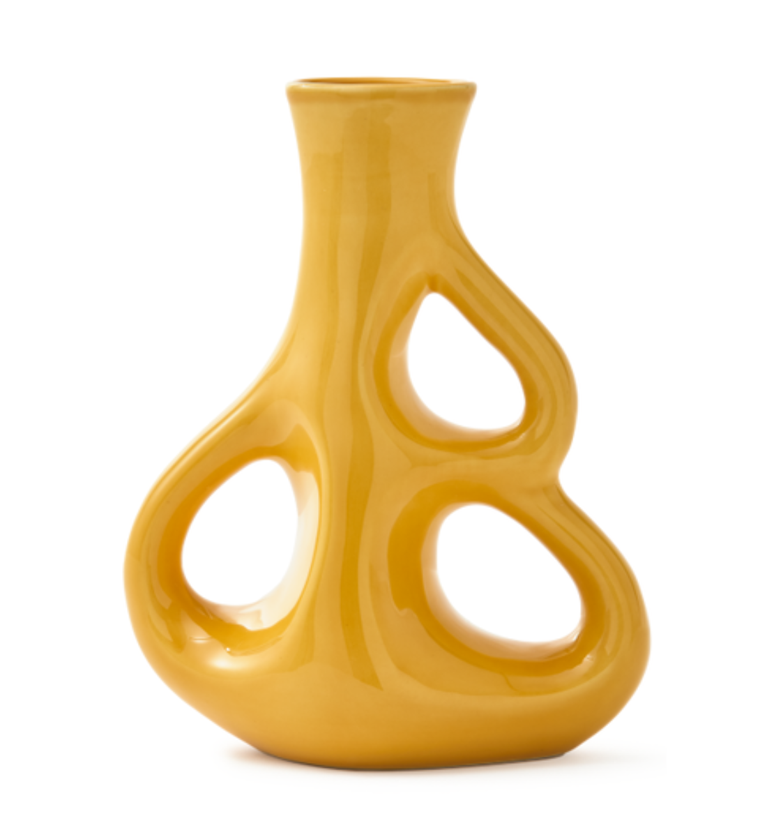 THREE EARS vase yellow