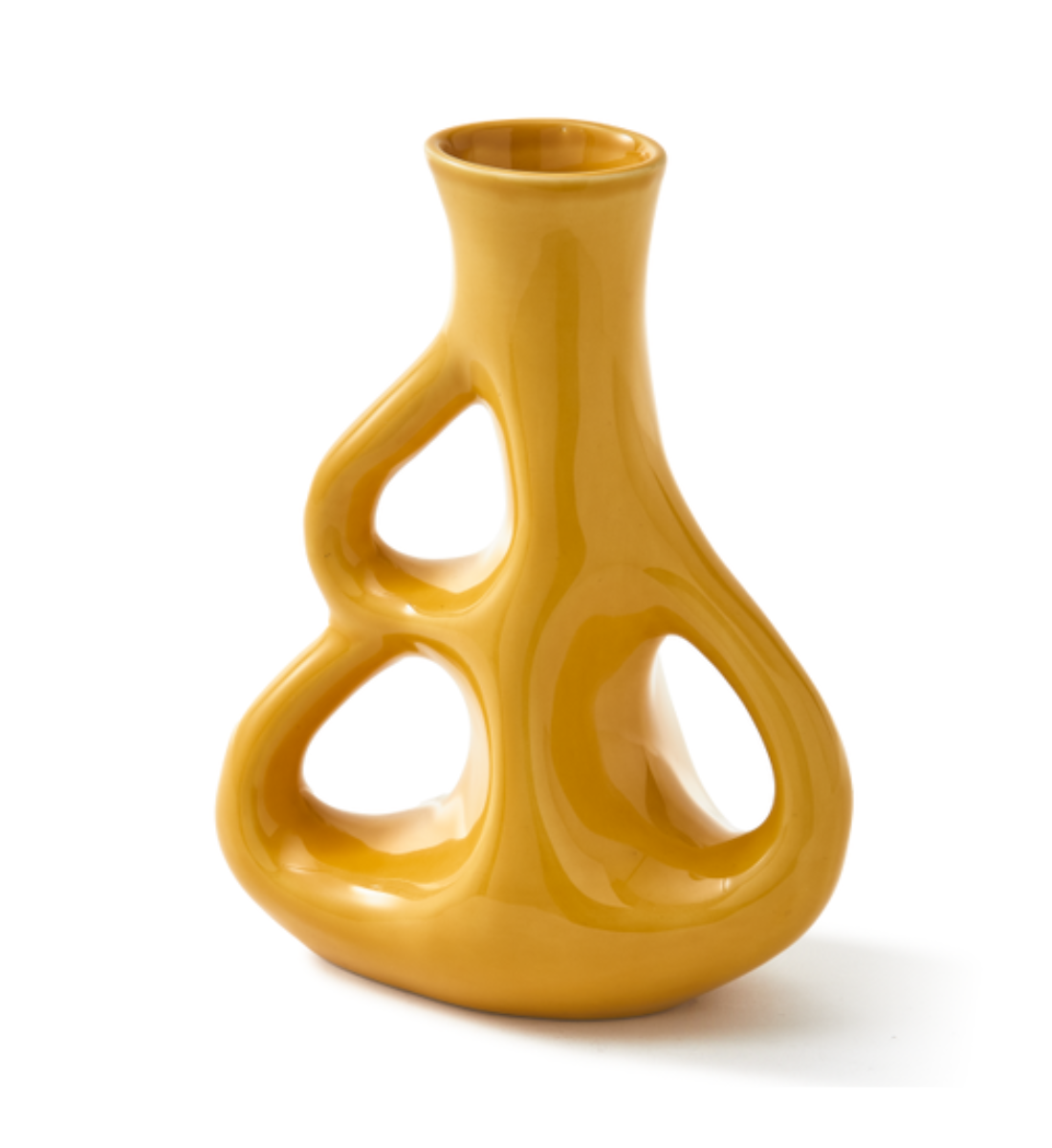 THREE EARS vase yellow