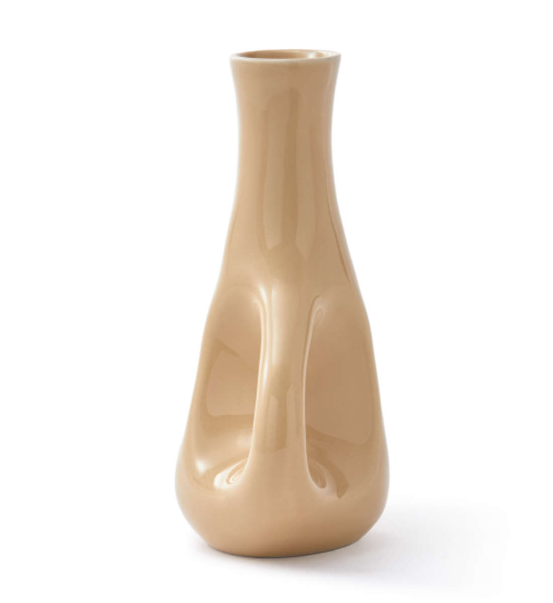 THREE EARS beige vase