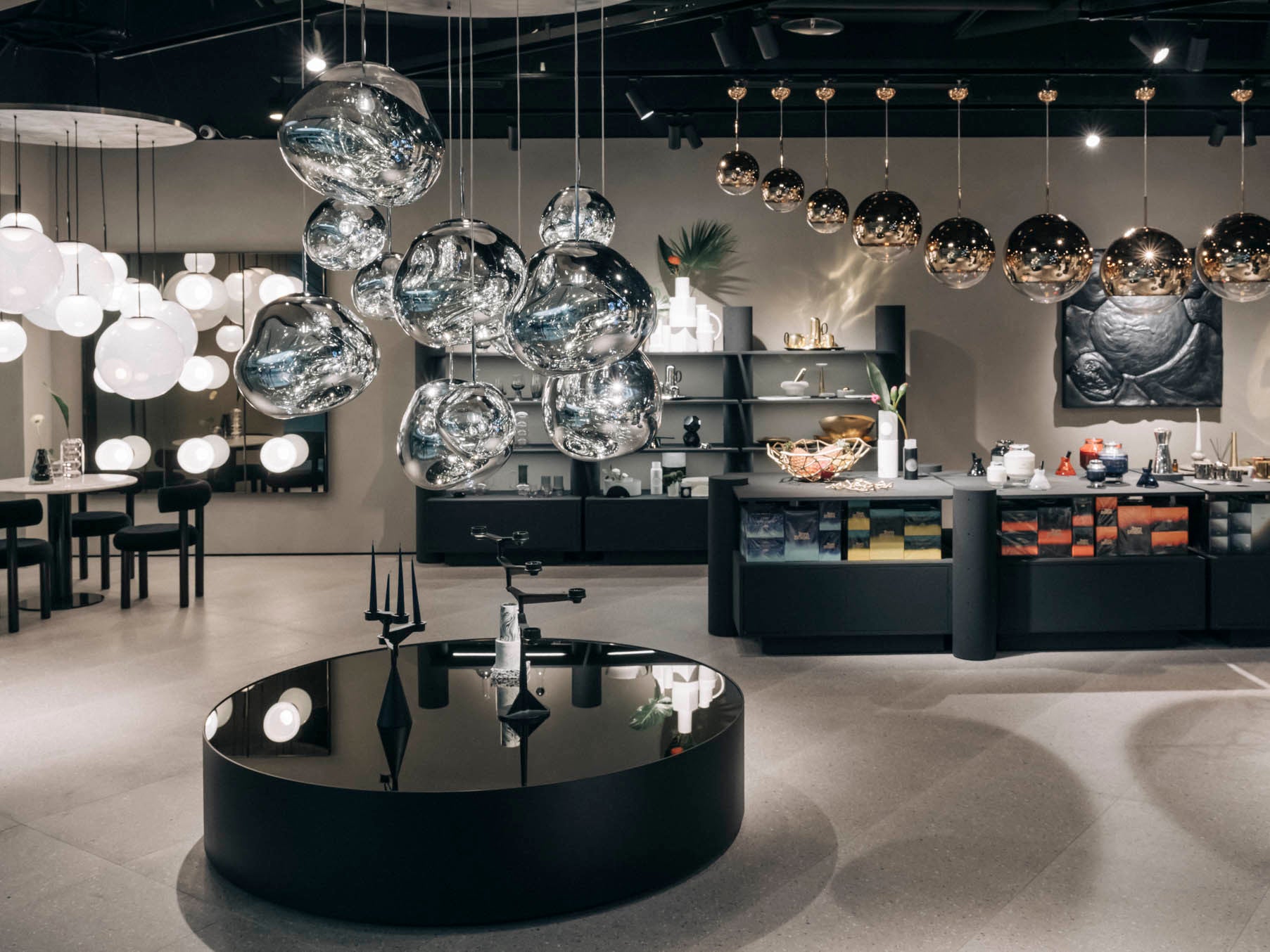 MELT MEGA plafondlamp zilver