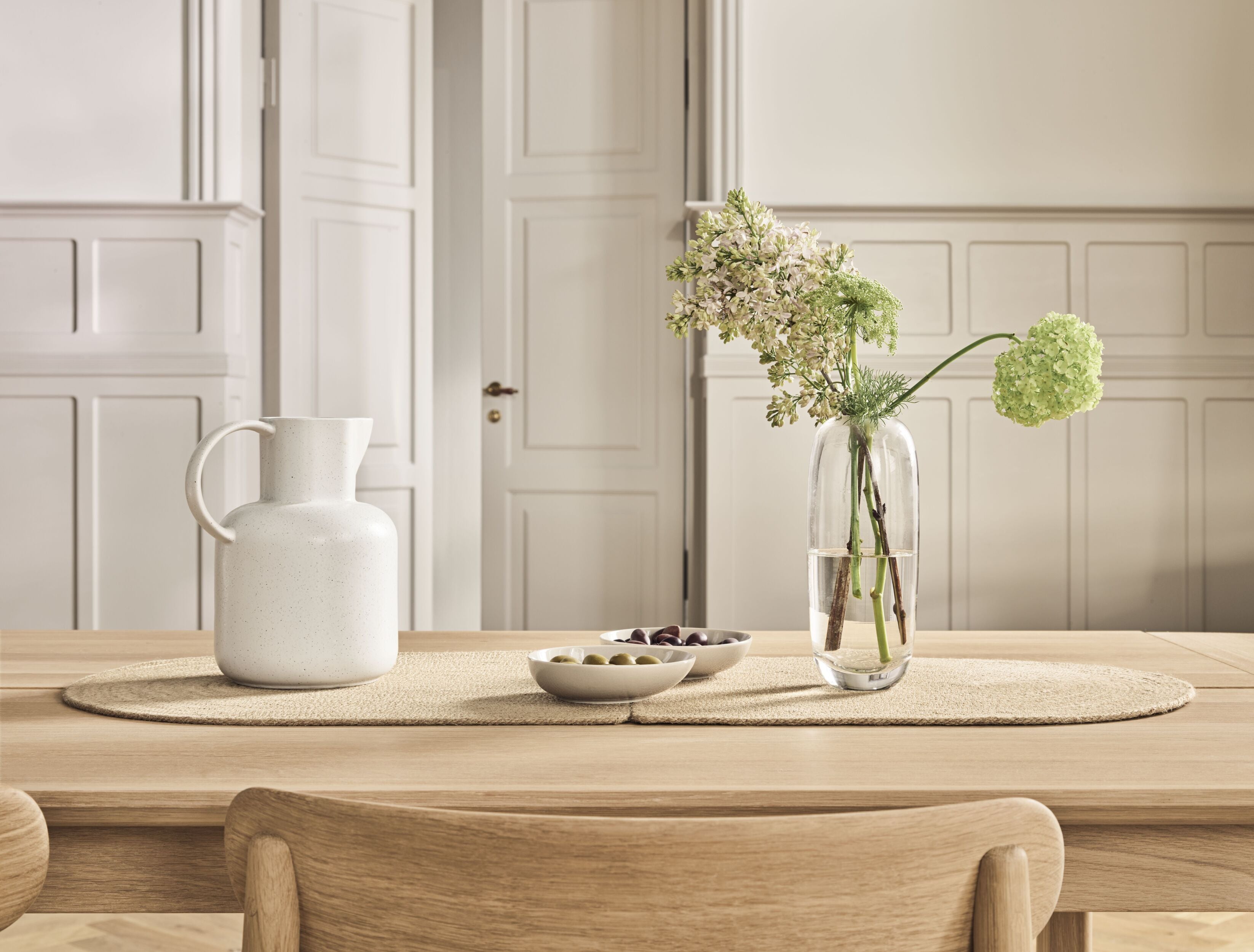 Tafel TRACK gebleekt eikenhout