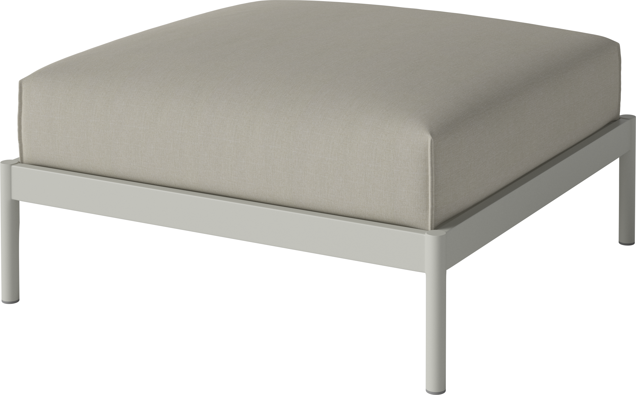 Buiten poef TRACK gestoffeerd