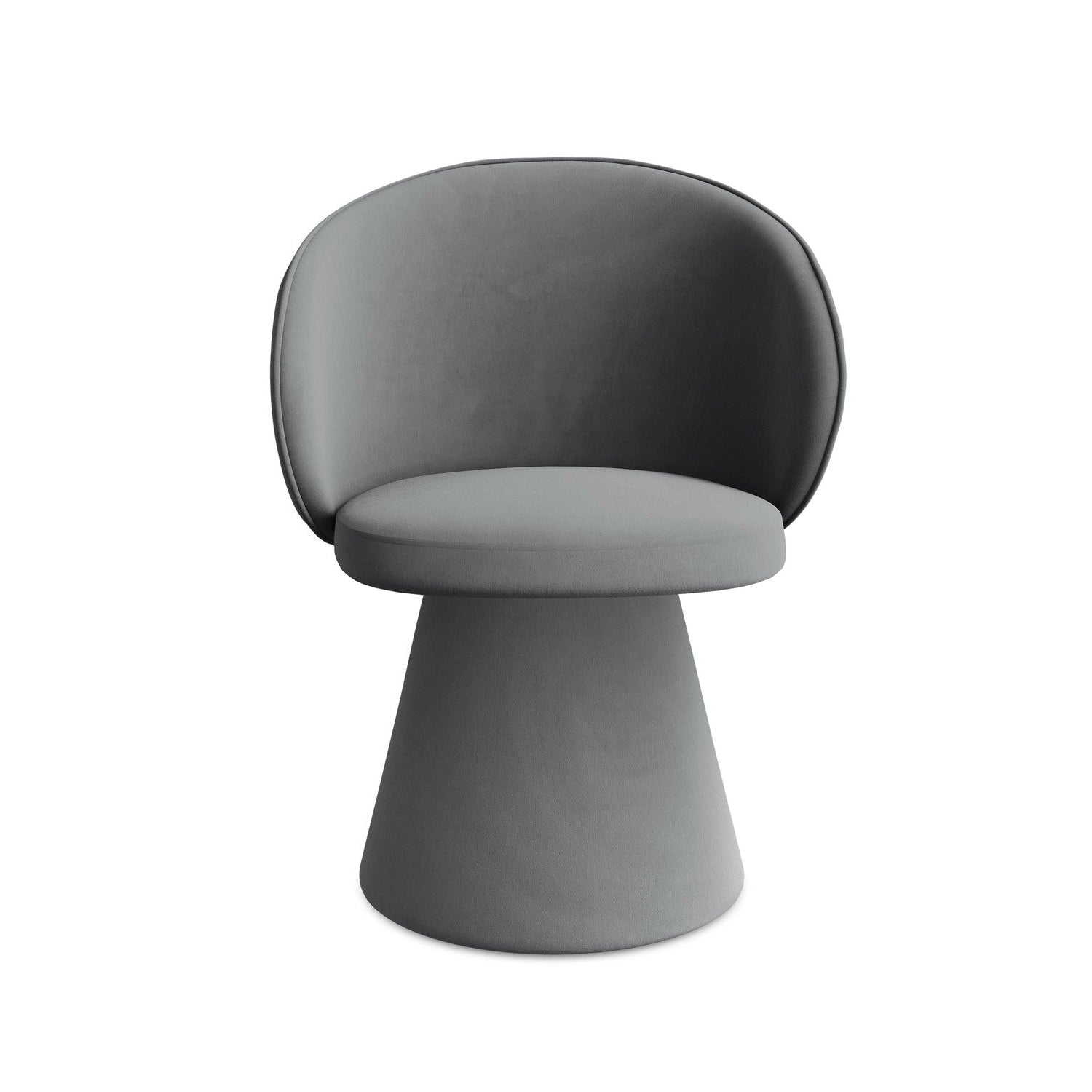 Velvet Chair UALA Steel Gray