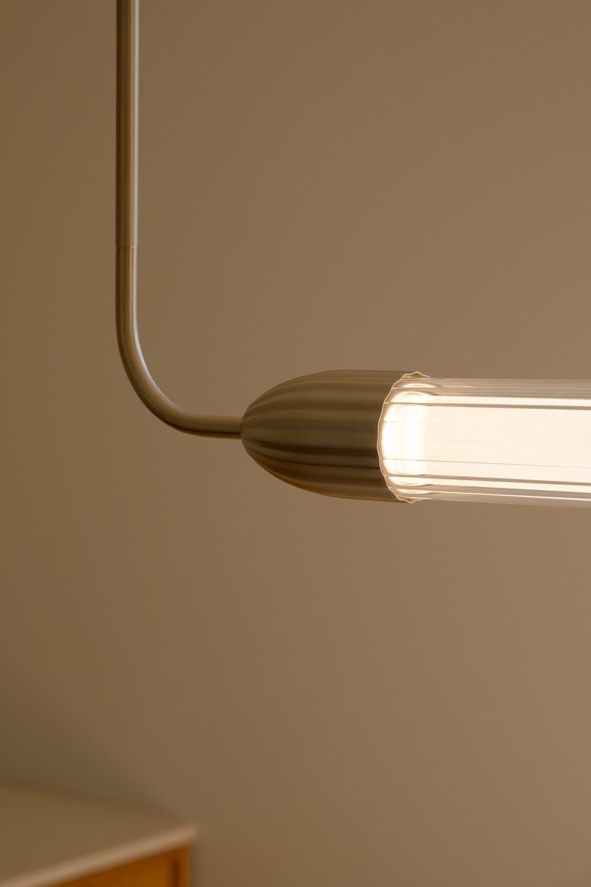 LEMON SQUEEZE LINEAR pendant lamp gold