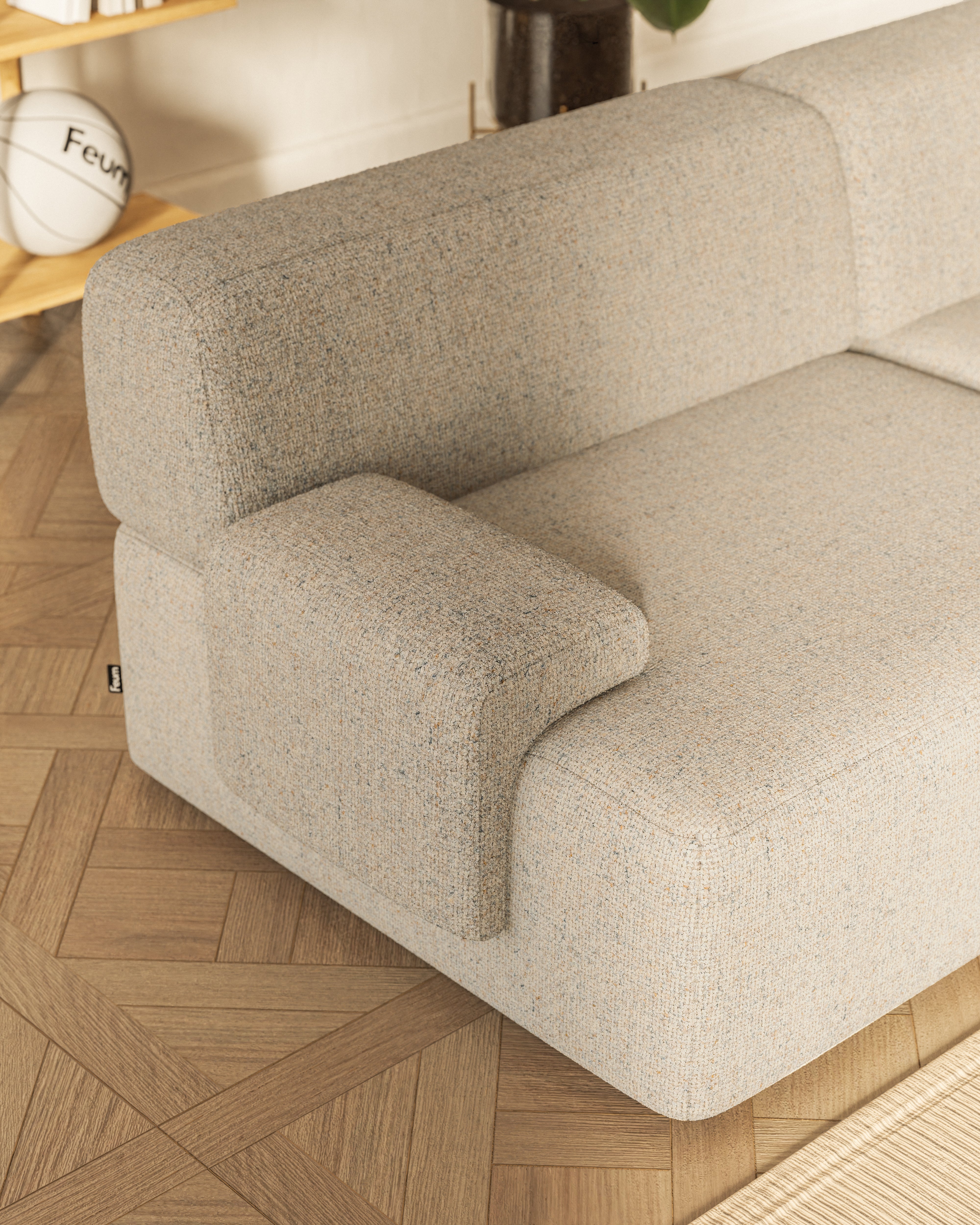 Modulsofa 3-sitzig UMI beige
