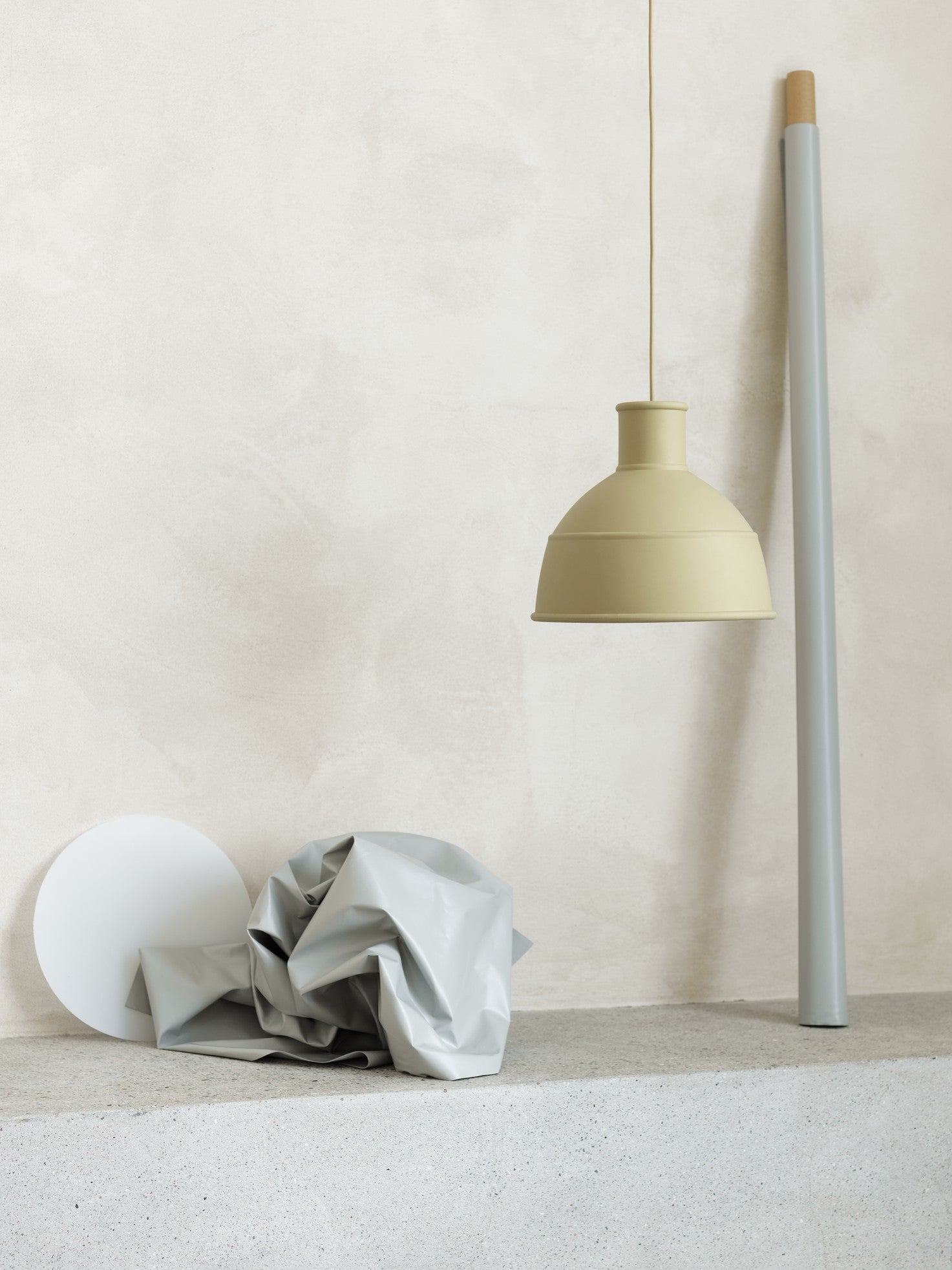 Hanglamp UNFOLD heldergeel
